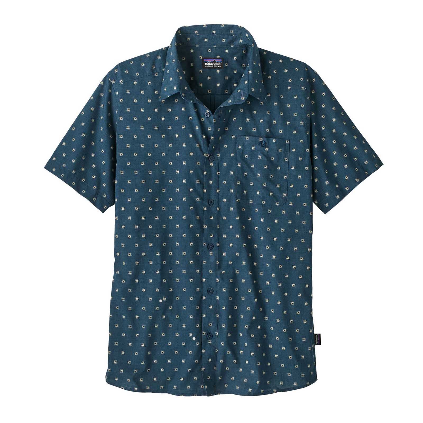 Patagonia Men's Go-To Shirt 2024 SUN BEAMS: LAGOM BLUE