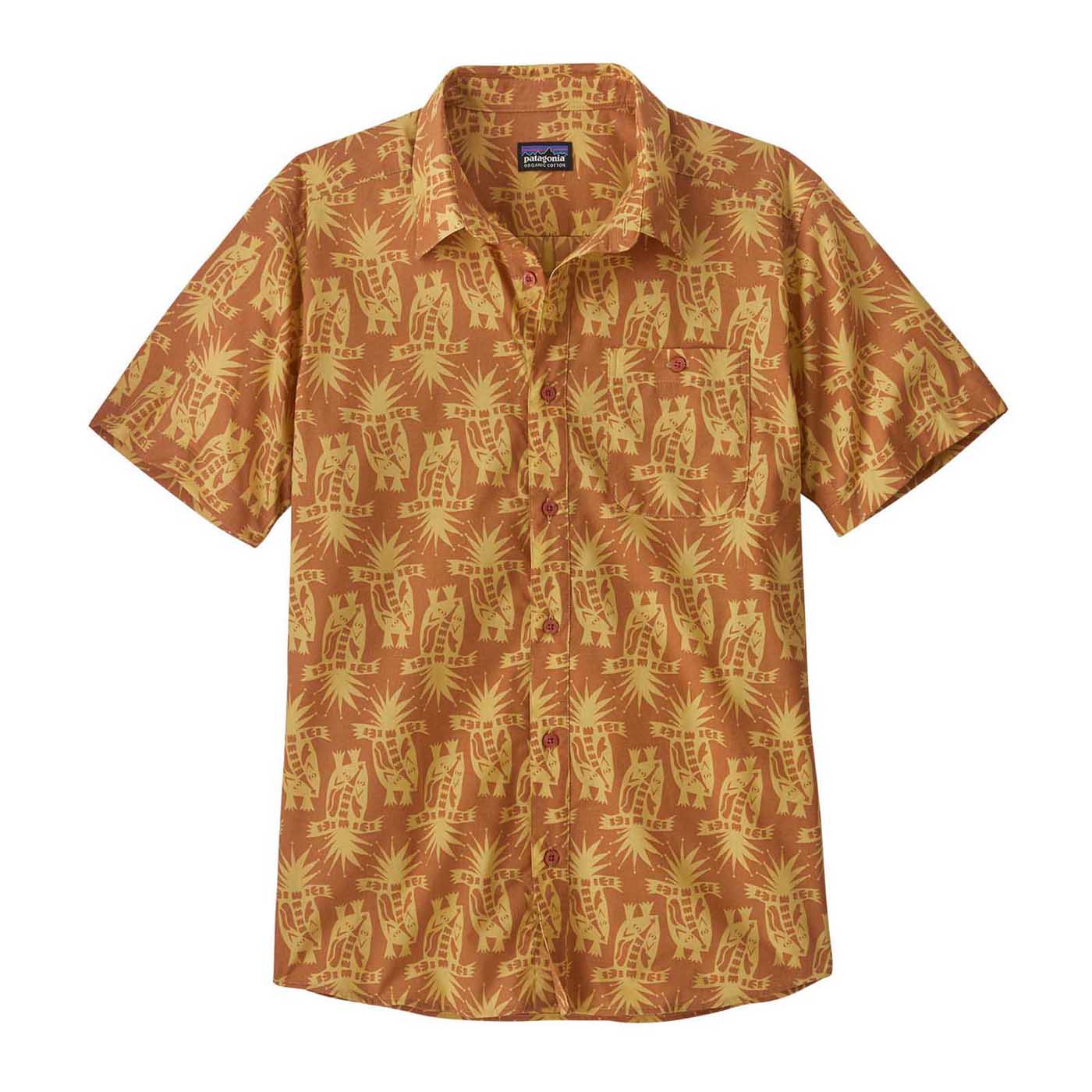 Patagonia Men's Go-To Shirt 2024 SKUNKS: SIENNA CLAY