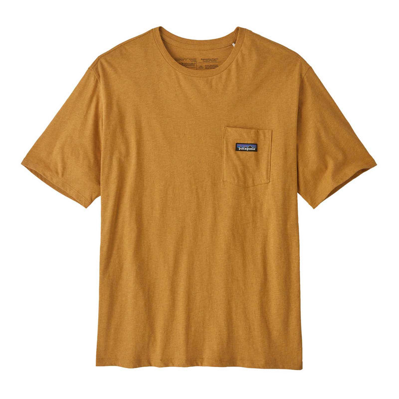 Patagonia Men's Daily Pocket Tee 2024 PUFFERFISH GOLD