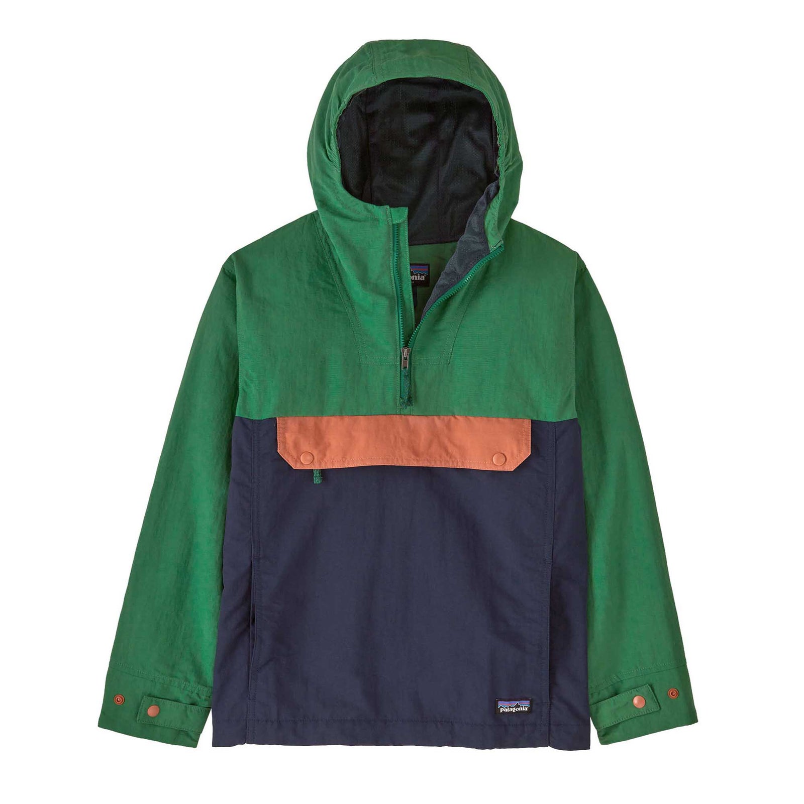 Patagonia Junior's Isthmus Anorak Pullover 2024 NEW NAVY