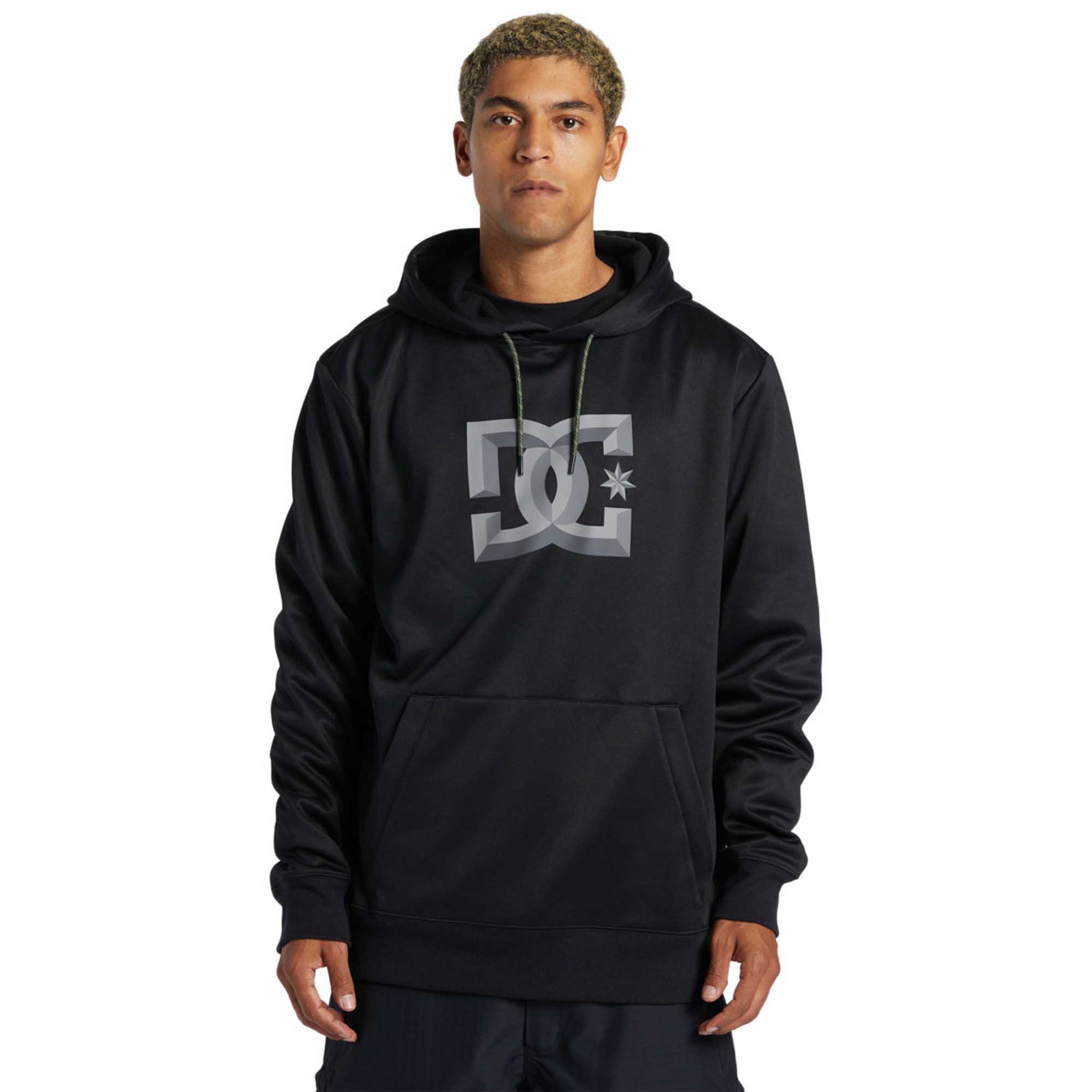 DC Men's Snowstar Technical Fleece Hoodie 2024 BLACK