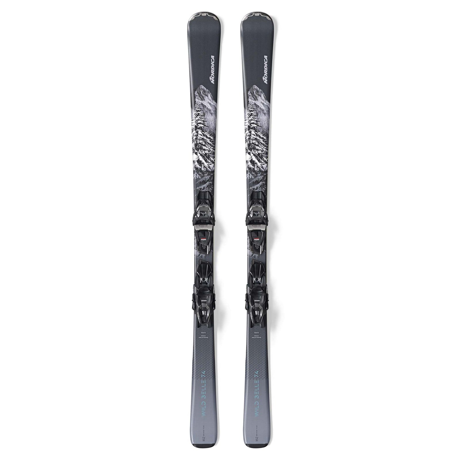 Nordica Women's Wild Belle 74 Skis with TP2 Compact 10 FDT Bindings 2025 