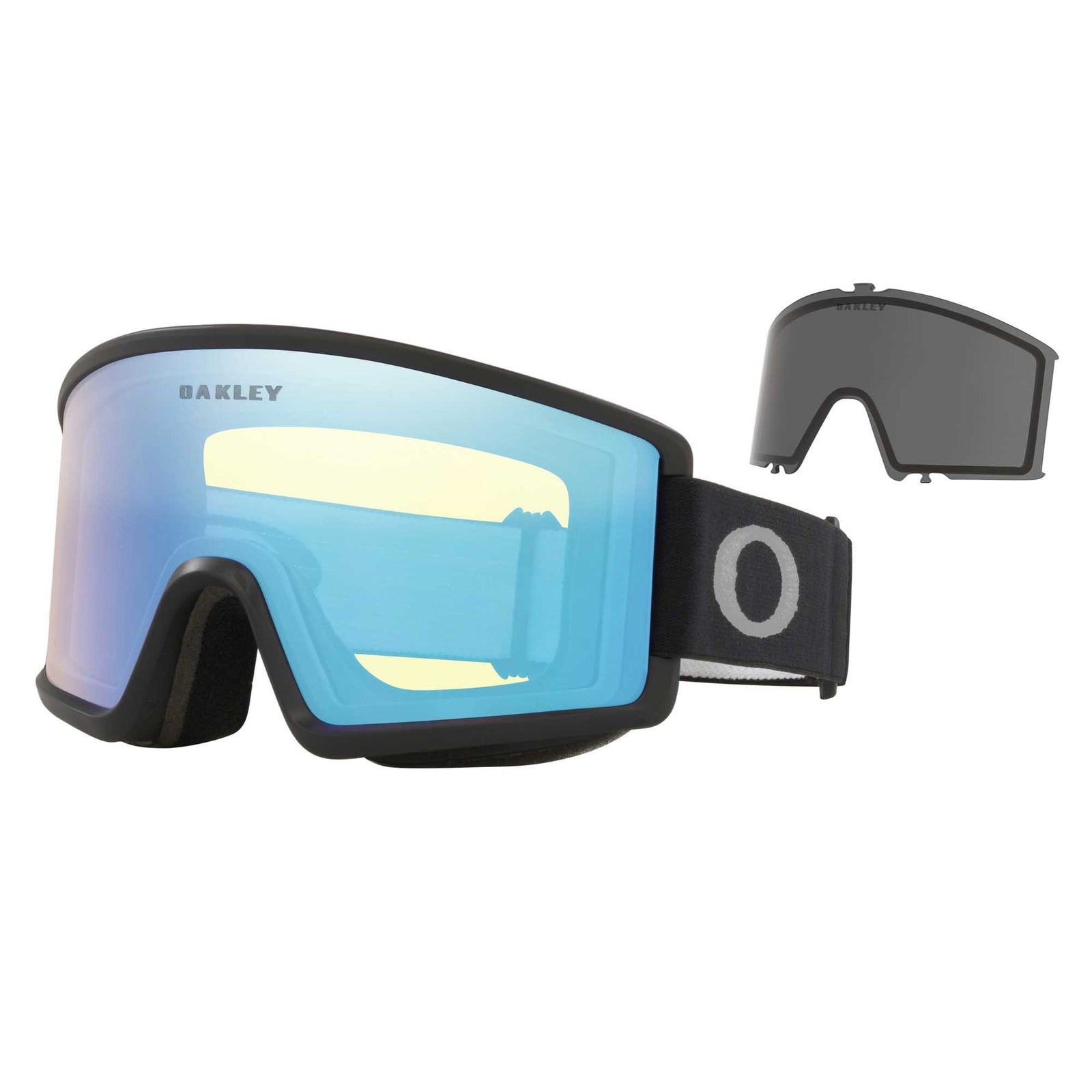 Oakley Target Line L Goggles with Bonus Prizm Snow Lens 2024 MATTE BLACK