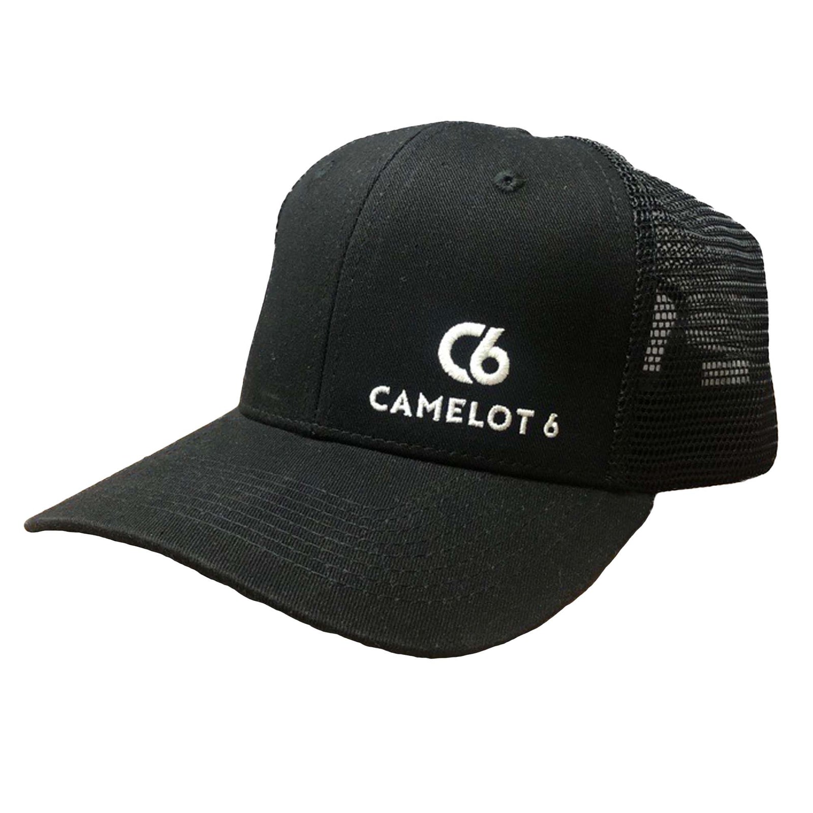 Highlands Camelot 6 Six-Panel Trucker Cap 2024 BLACK