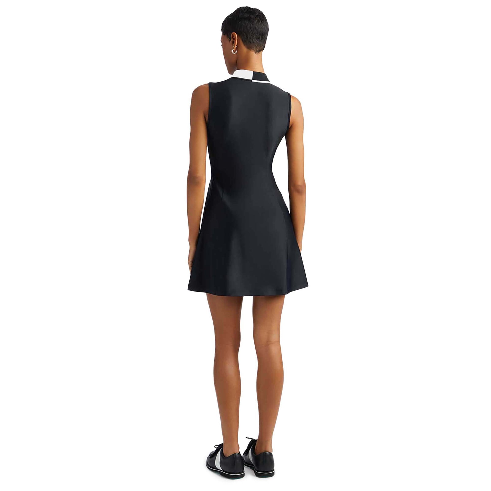 G/Fore Women's Contrast Collar Tech Nylon Quarter Zip Dress 2024 