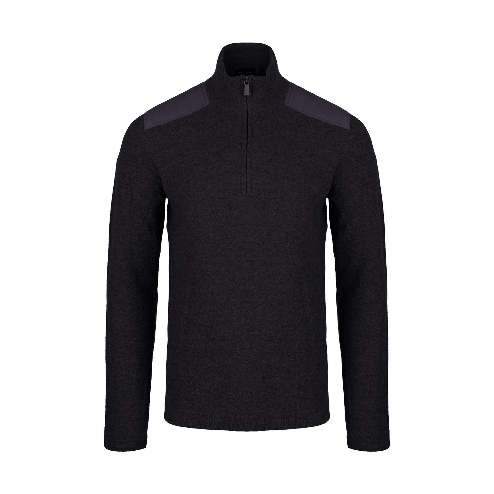 KJUS Men's Aspen Midlayer Half Zip 2024 BLACK