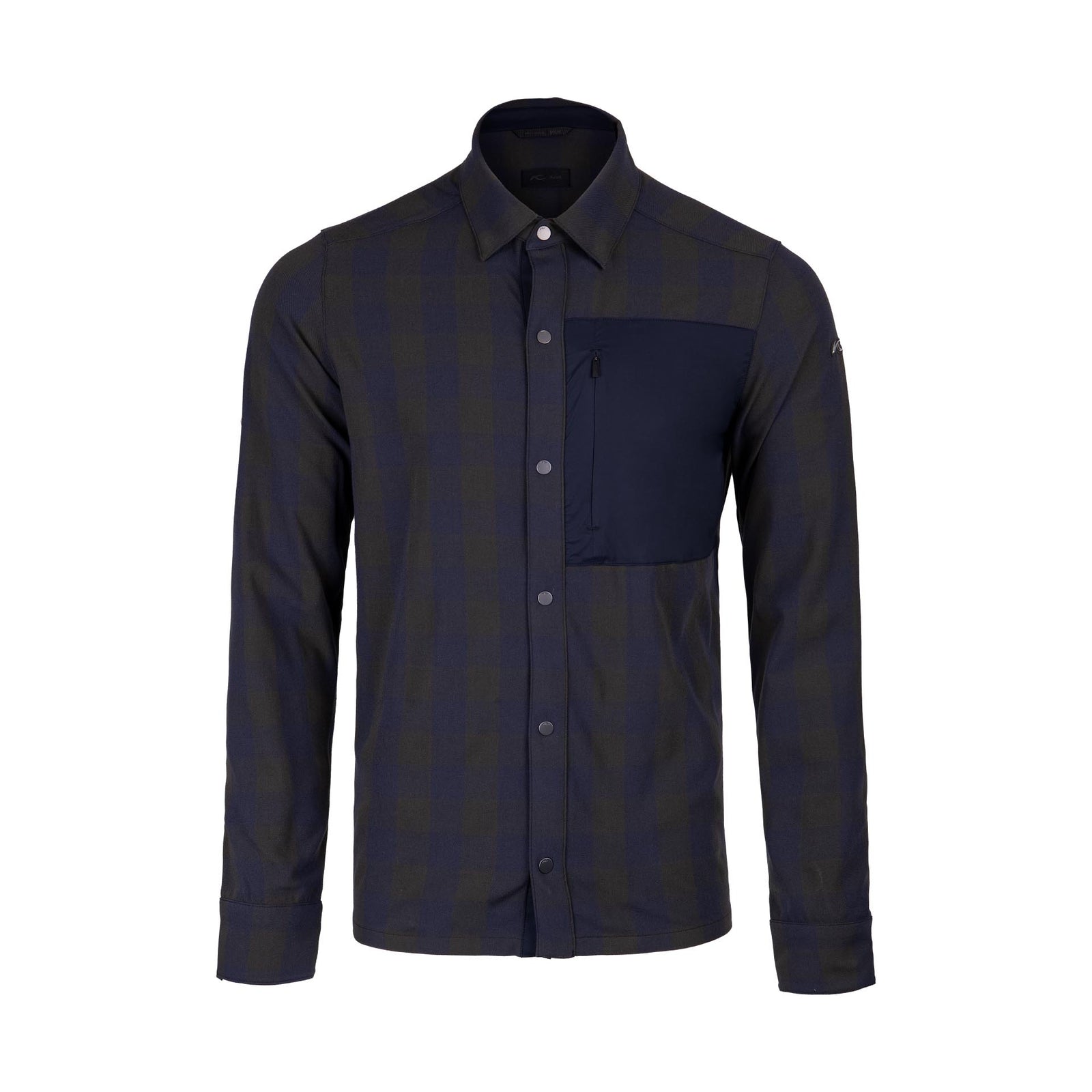 KJUS Men's Circle Shirt 2024 DARK OLIVE/DEEP SPACE