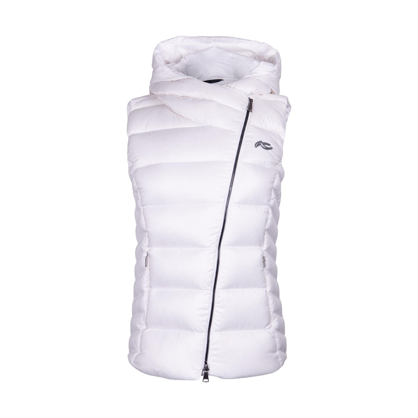 KJUS Women's Alina Shine Vest 2024 WHITE
