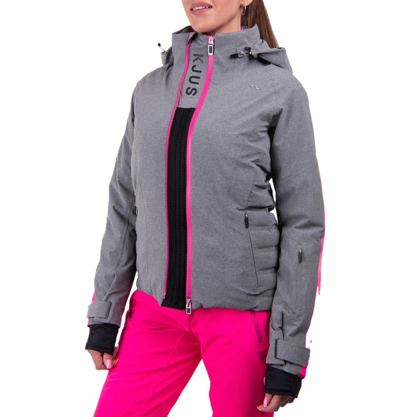 Zena Sport Small Pink And Gray Long Sleeved Jacket in 2024