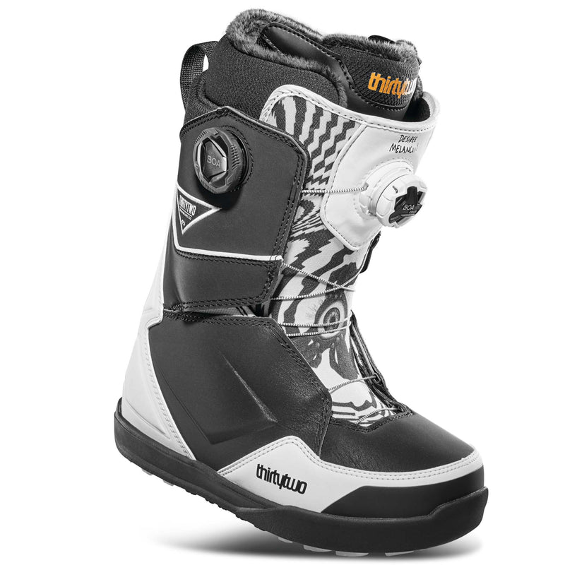 ThirtyTwo W's Lashed Double BOA® Melancon Boot 2024 BLACK/WHITE