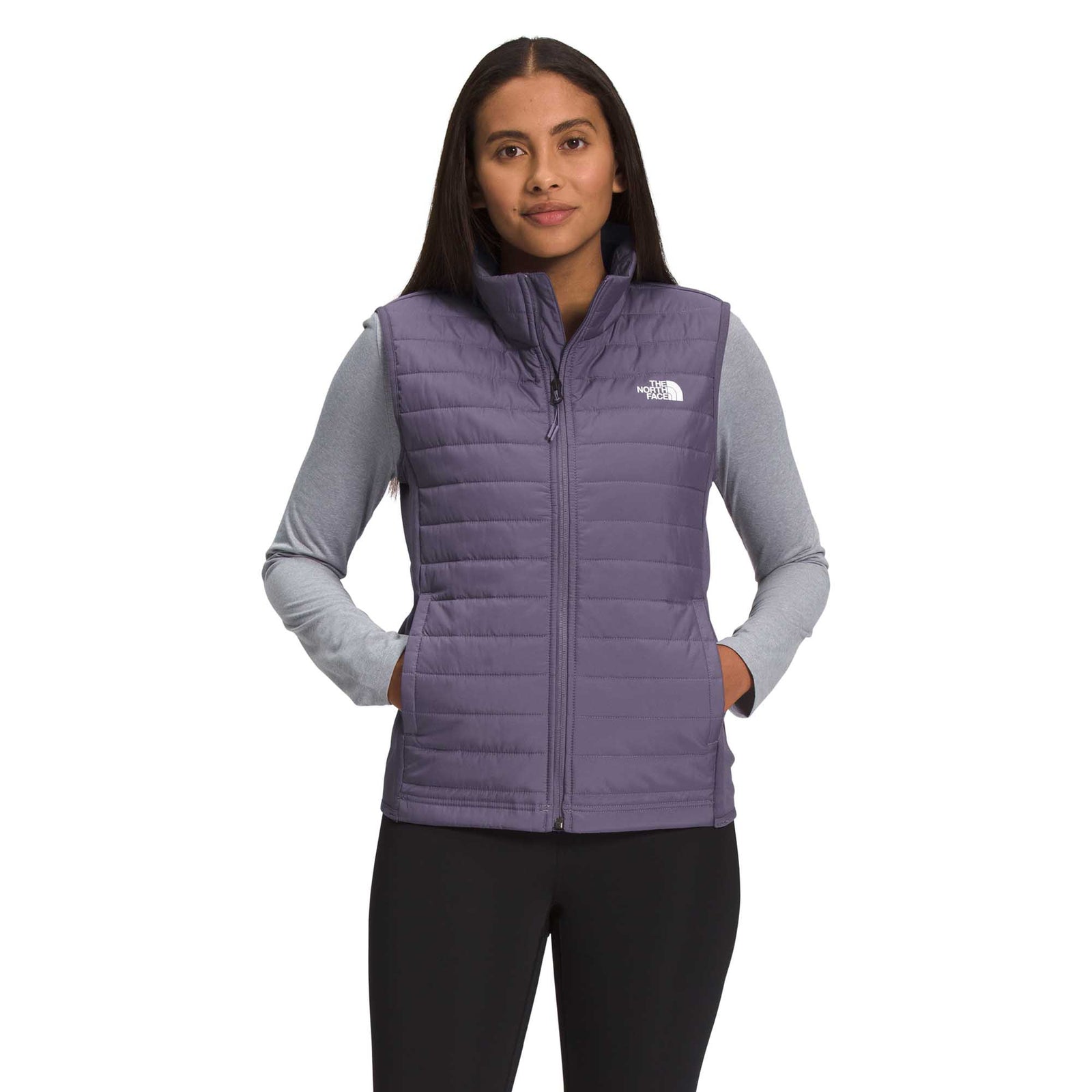 The North Face Women's Canyonlands Hybrid Vest 2024 LUNAR SLATE