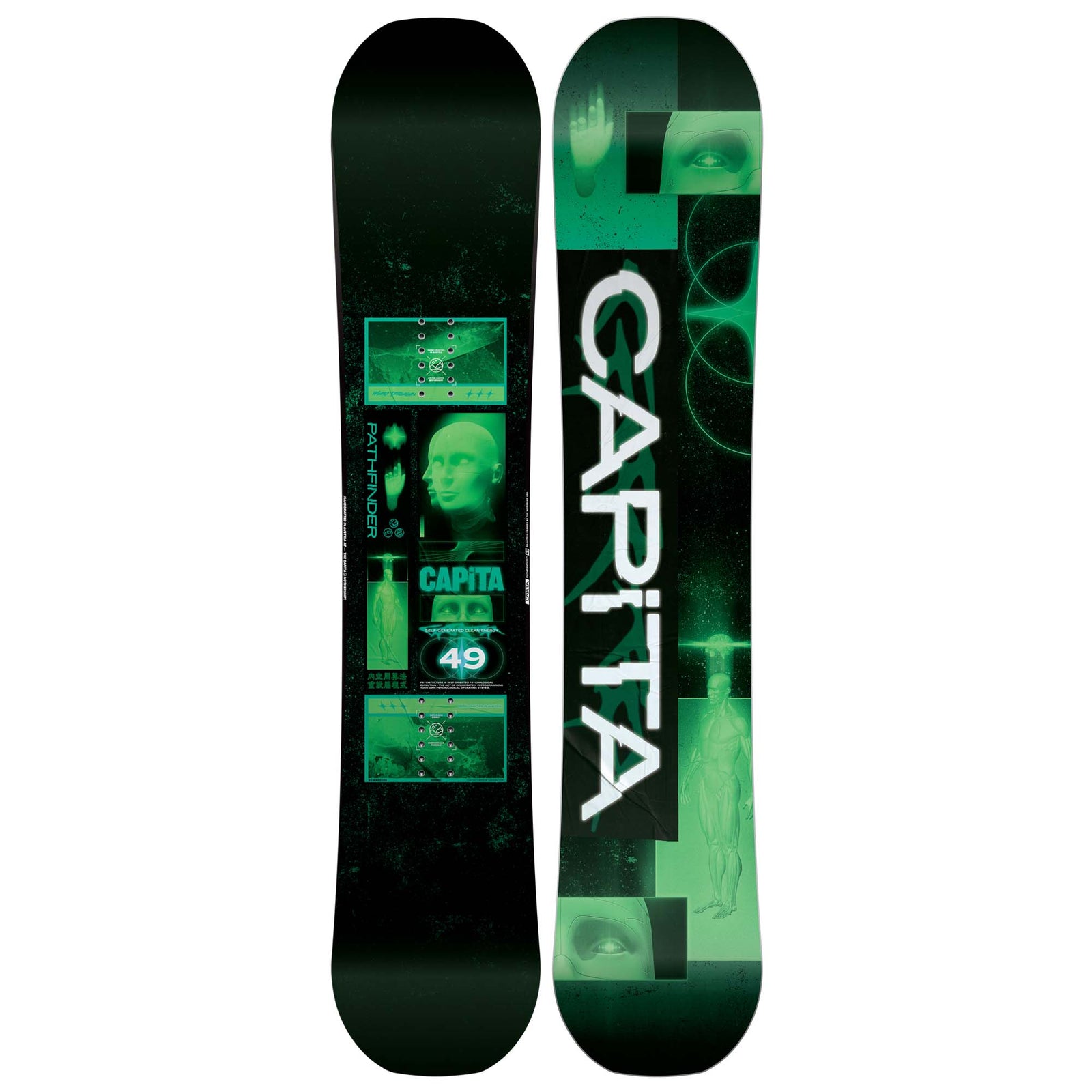 CAPiTA Men's Pathfinder Reverse Snowboard 2024 ASSORTED