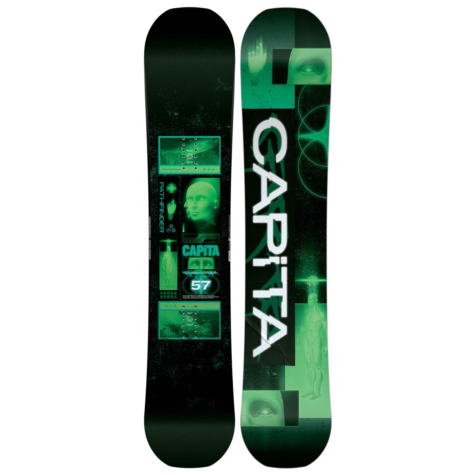 CAPiTA Men's Pathfinder Reverse Snowboard 2024 ASSORTED