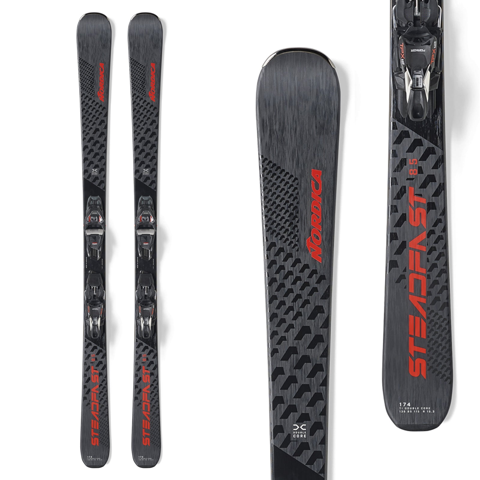 Nordica Men's Steadfast 85 DC FDT Skis + TPX 12 FDT Bindings 2025 162