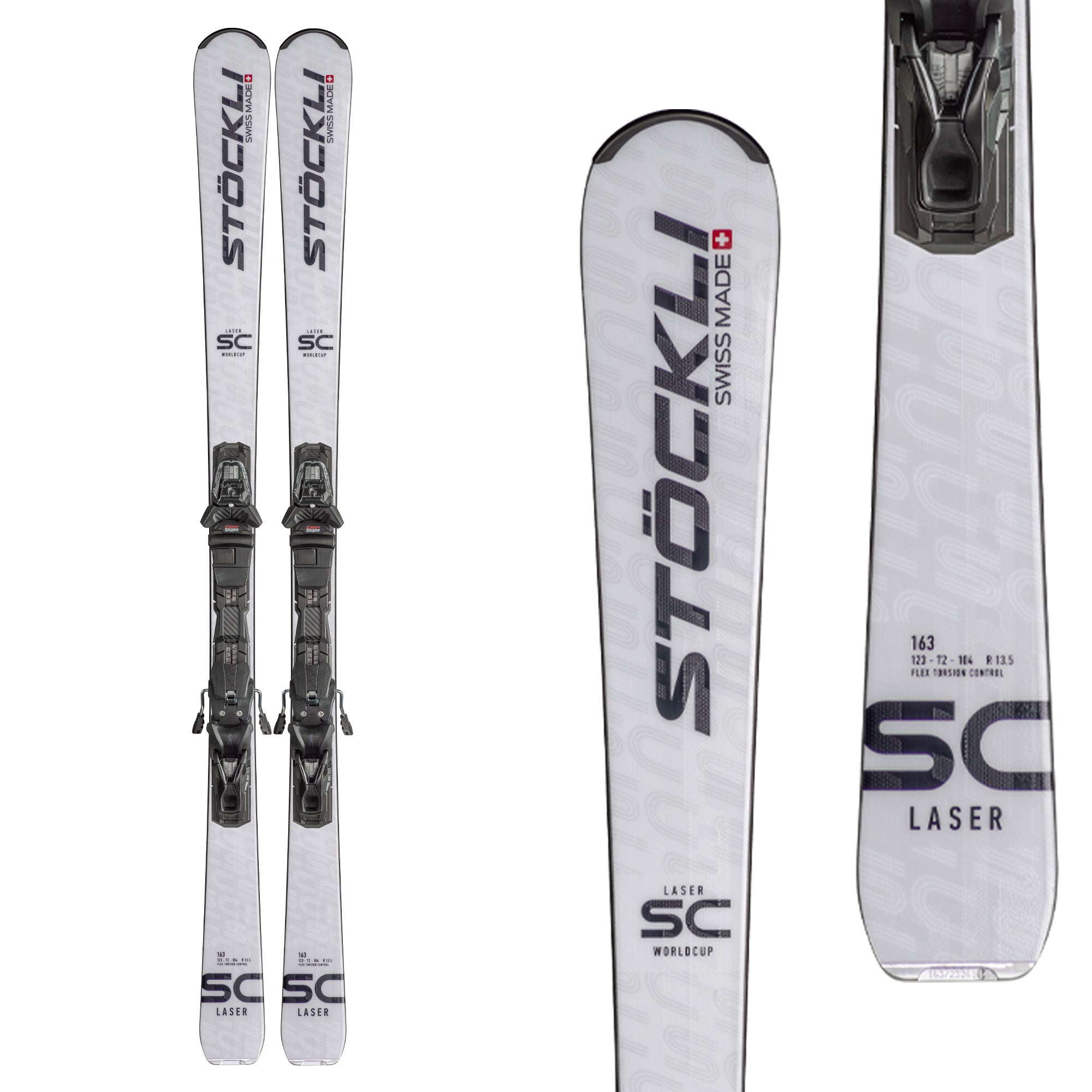 Stockli Men's Laser SC Ski + MC11 Bindings 2024