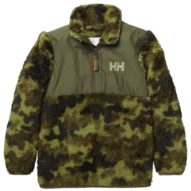 Helly Hansen Toddler's Champ 1/2 Zip Midlayer 2024 UTILITY GREEN AOP