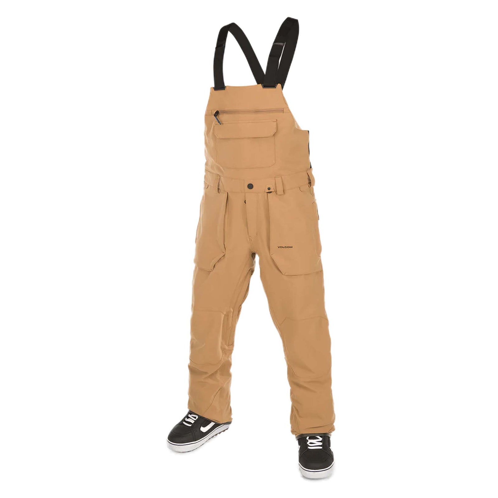 Volcom Men's Roan Bib Overall 2024 CARAMEL