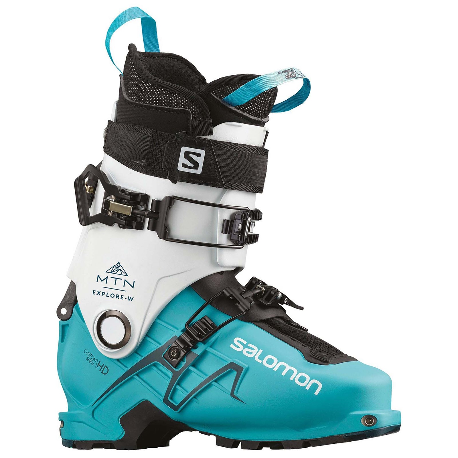 Salomon Women's MTN Explore Alpine Touring Ski Boot 2021 WHITE/ SCUBA BLUE/ MAROCCAN BLUE