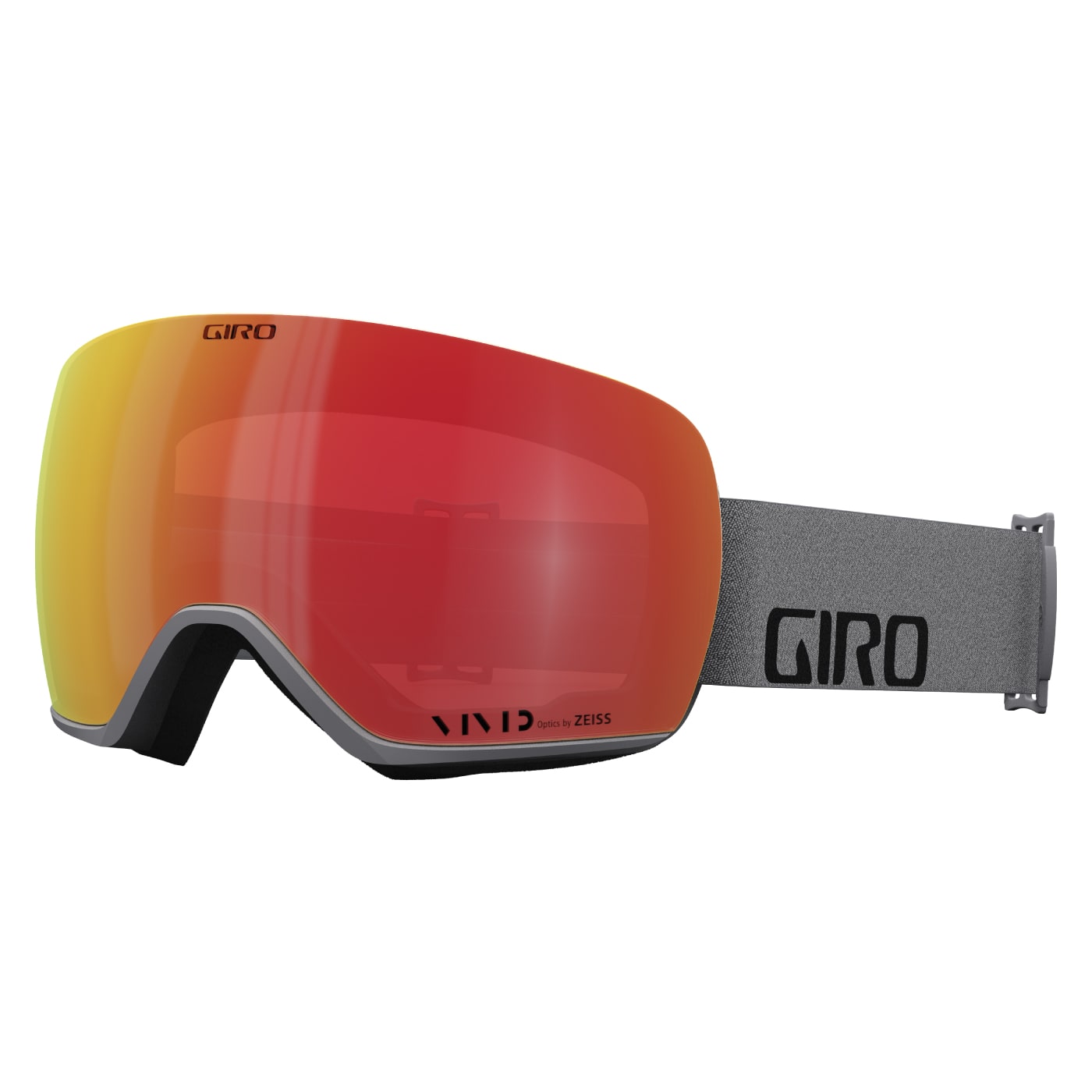 Giro Men's Article Goggles with Bonus VIVID Lens 2024 GREY WORDMARK/VIVID EMBER