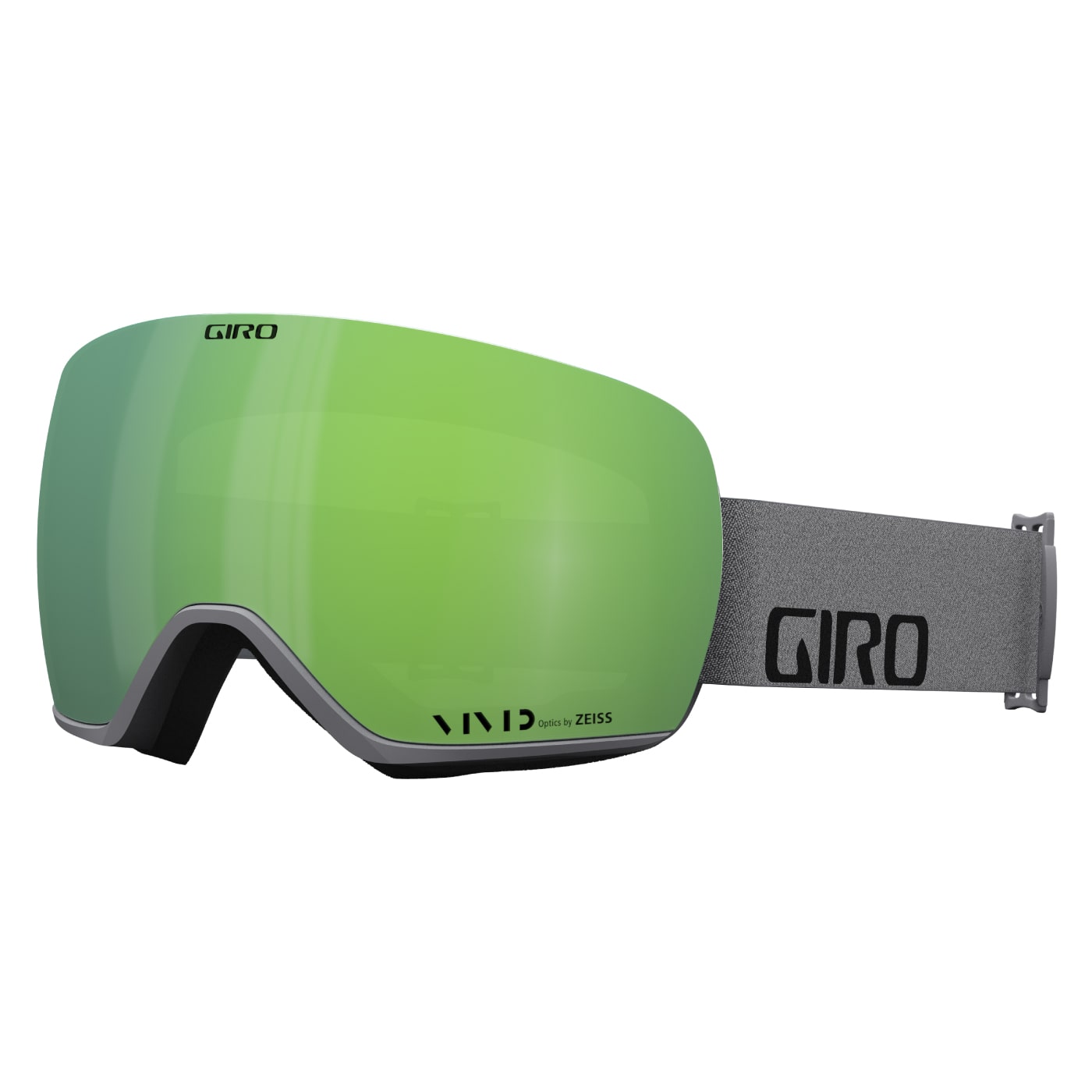 Giro Men's Article Goggles with Bonus VIVID Lens 2024 GREY WORDMARK/VIVID EMERALD
