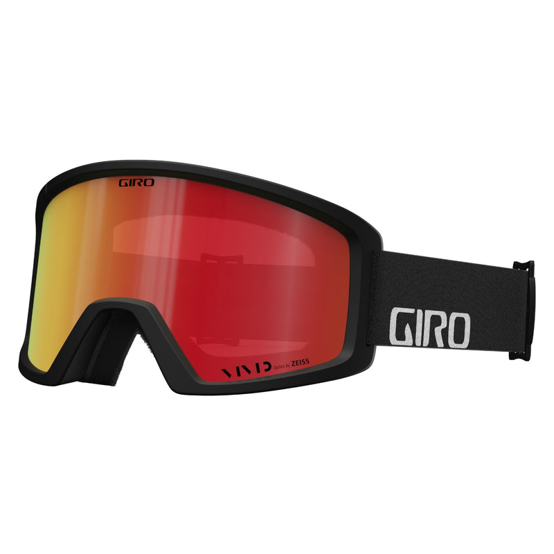 Giro Men's Blok Googles with VIVID Lens 2023 BLACK WORDMARK/VIVID EMBER