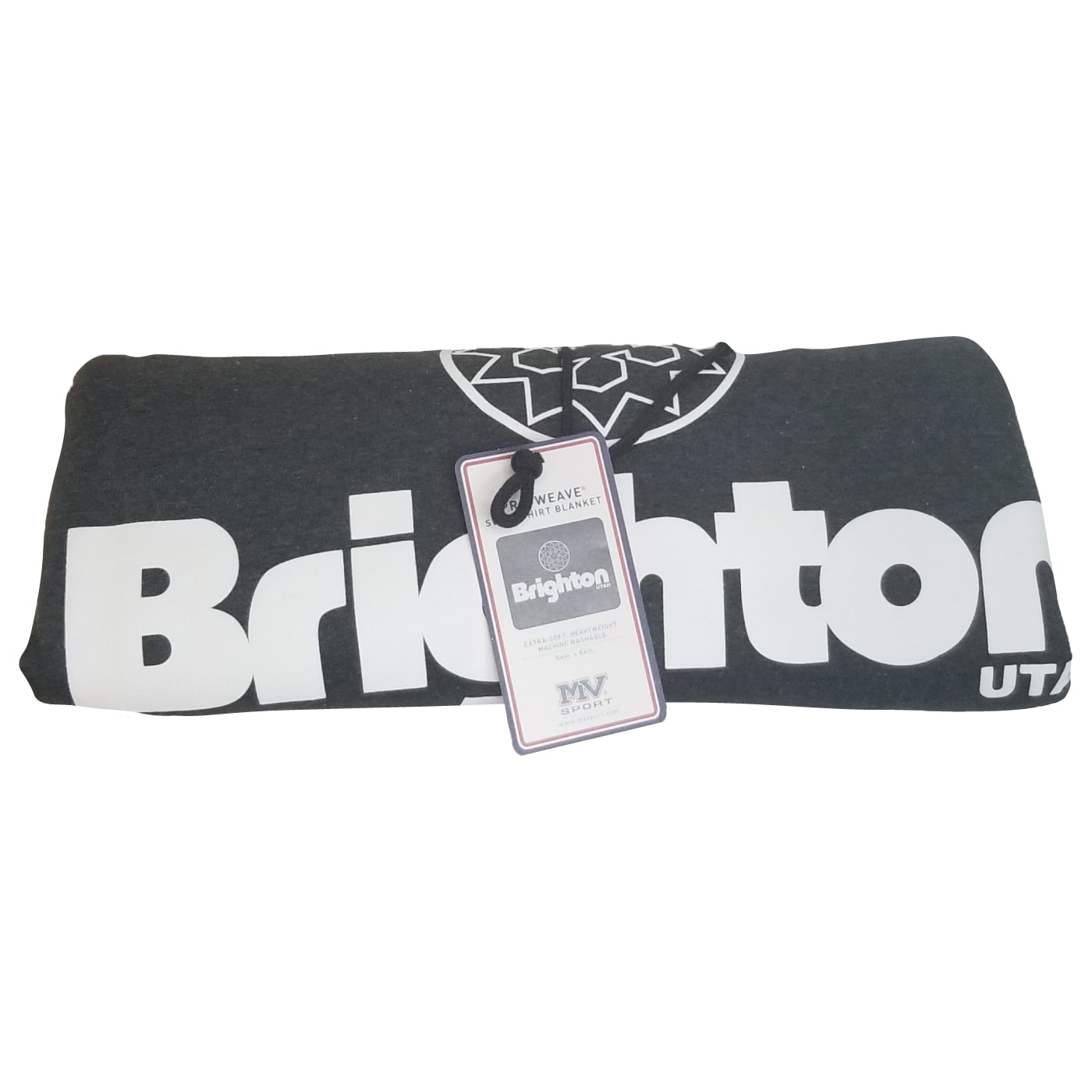 Brighton Resort Logo Blanket DARK GREY