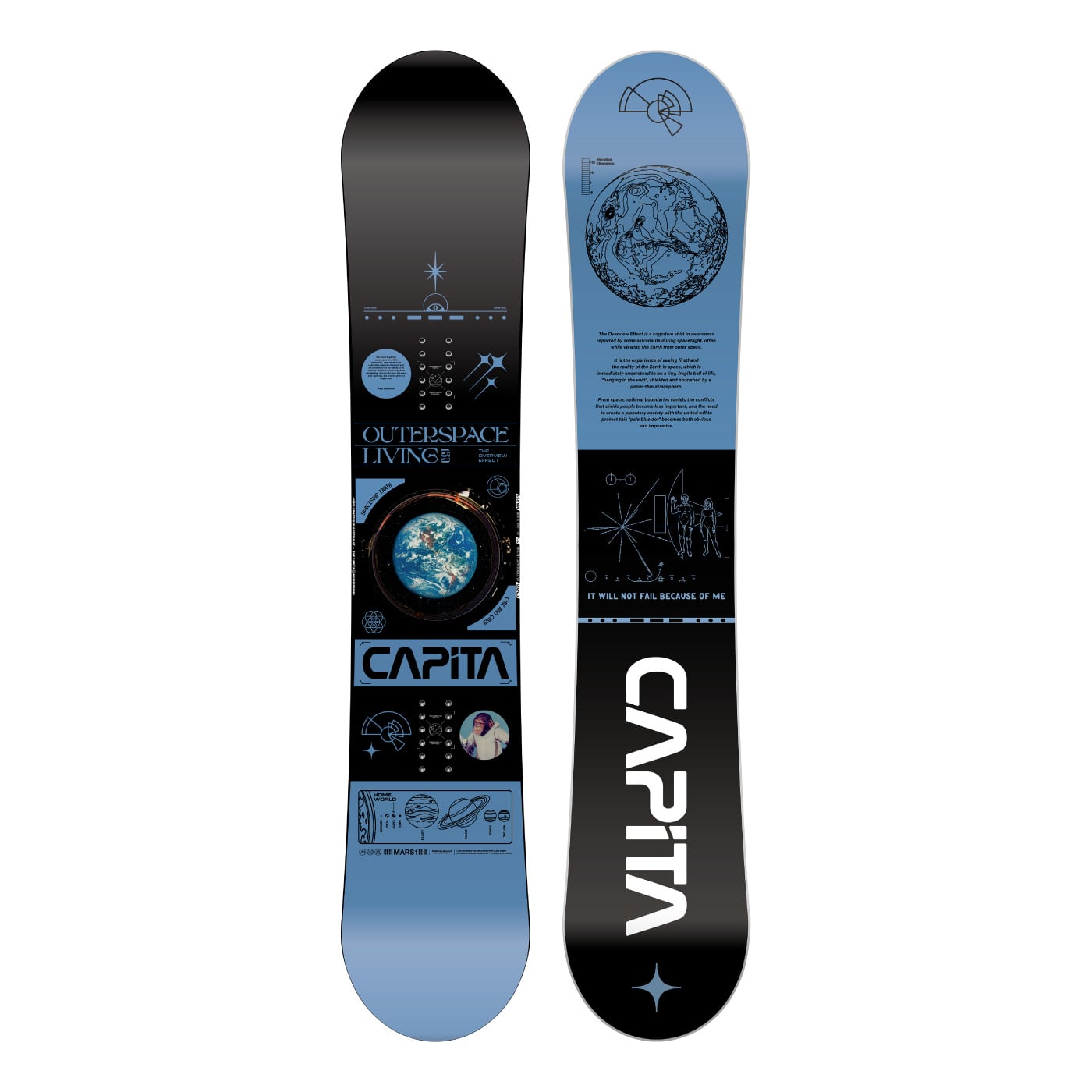 Capita Men's Outerspace Living Snowboard 2023 158