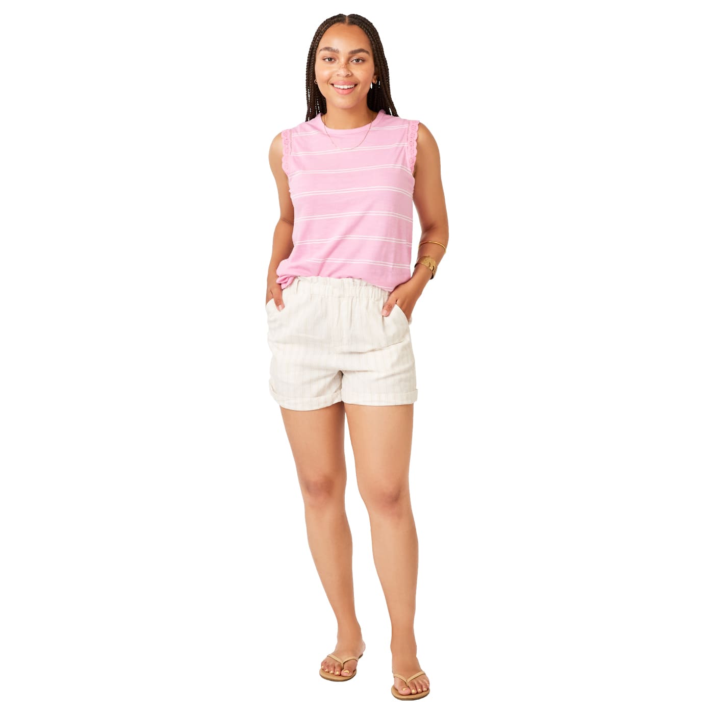 Carve Designs Women's Journey Linen Short 437 LIGHT ROYAL