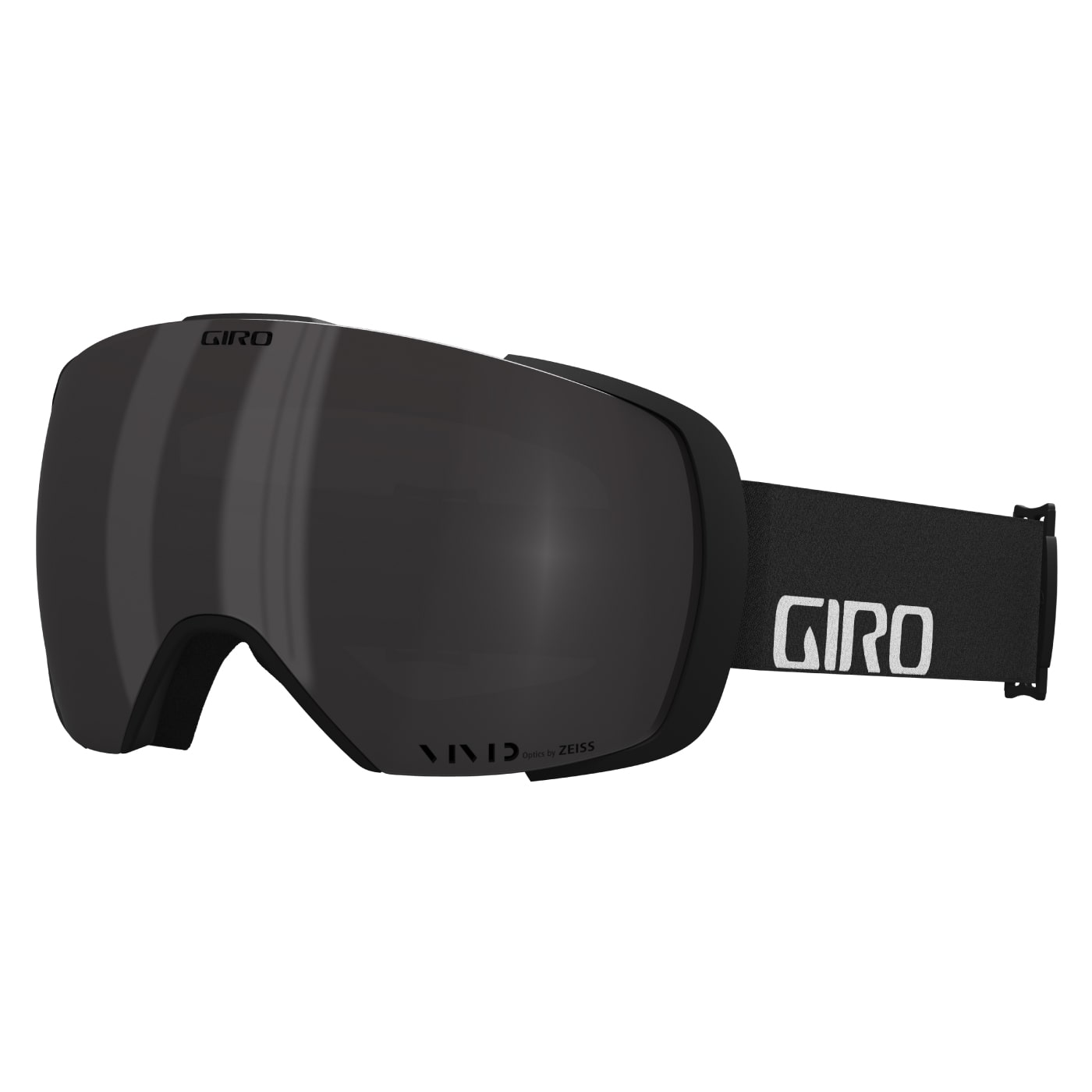 Giro Men's Contact Goggles with Bonus VIVID Lens 2024 BLACK WORDMARK/VIVID SMOKE