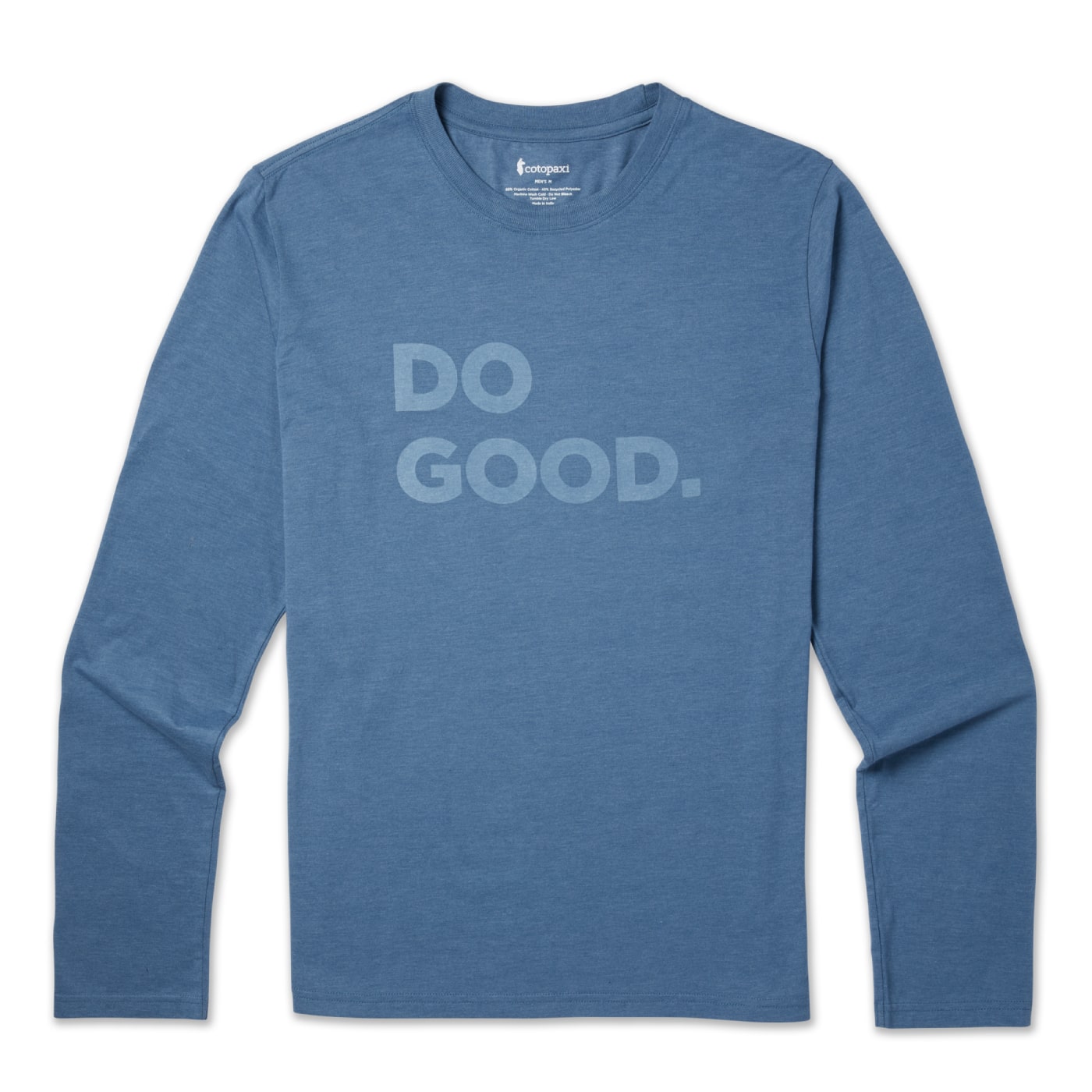 Cotopaxi Men's Long Sleeve Do Good T-Shirt DENIM