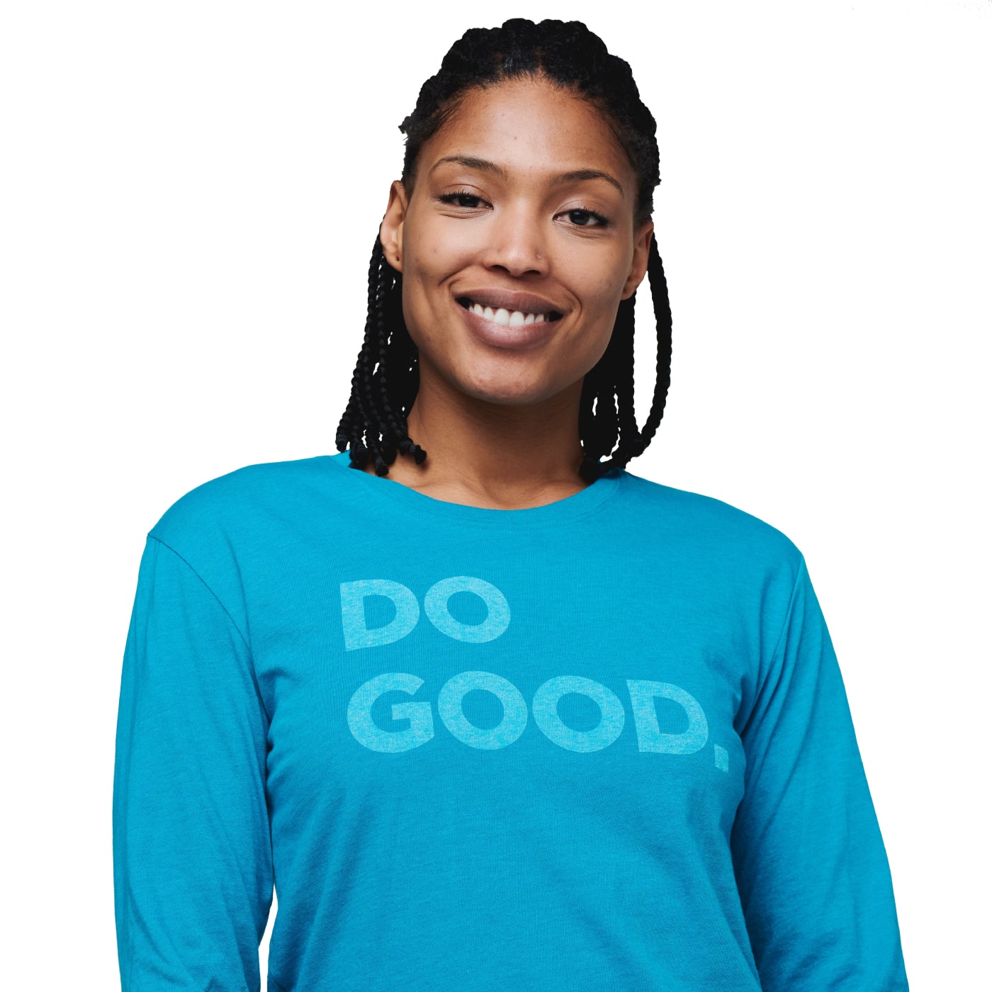 Cotopaxi Women's LS Do Good T-Shirt MARITIME