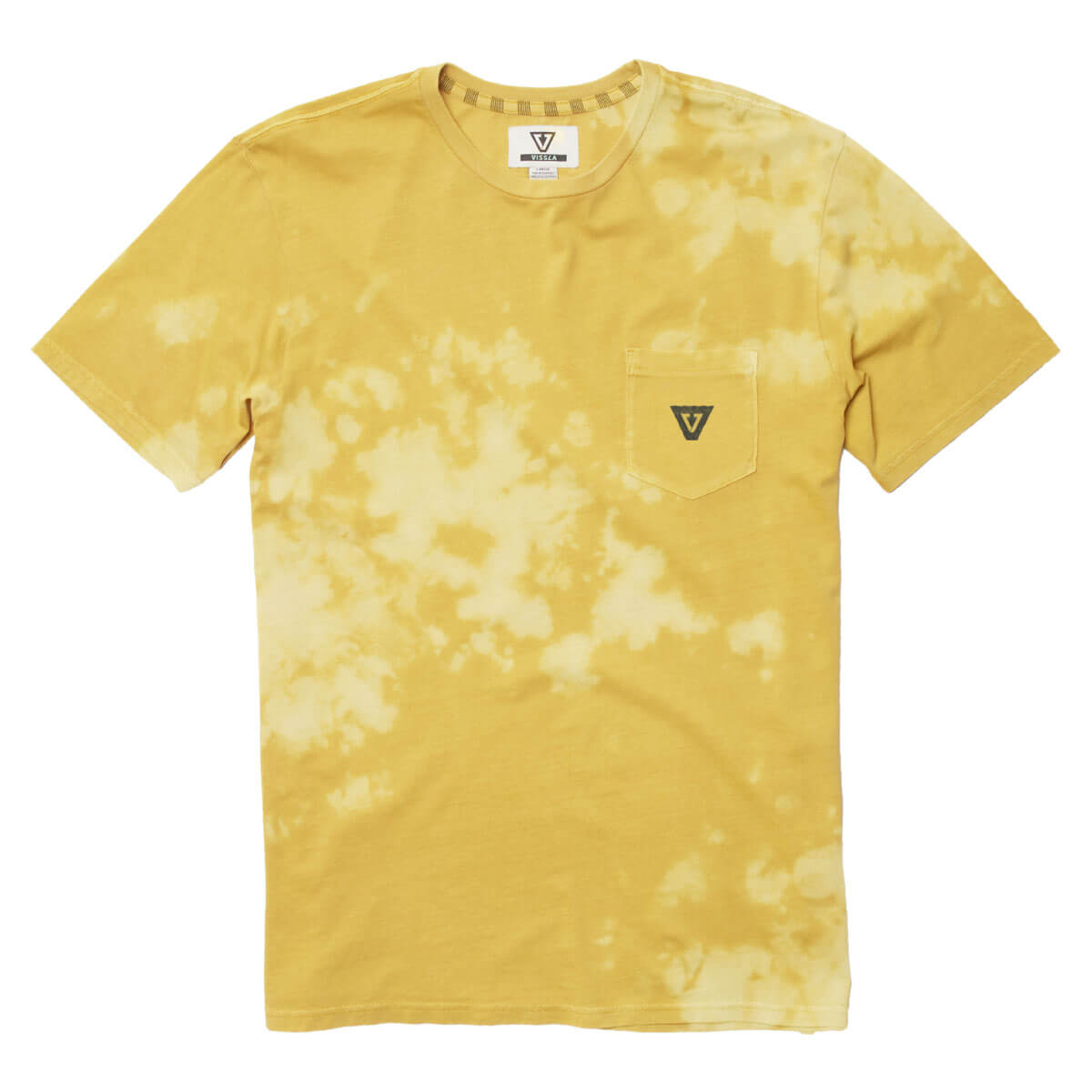 Vissla Men's Capsized Bleach Wash Tee 2024 SUN