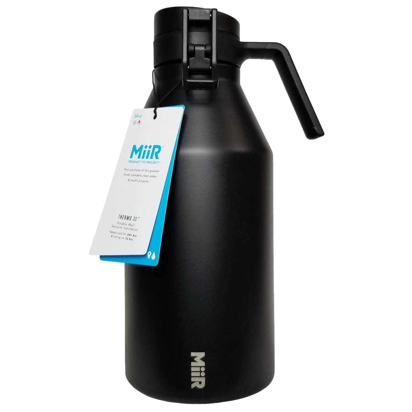 Brighton Growler 64oz Vacuum Insulated Bottle with Locking Lid 