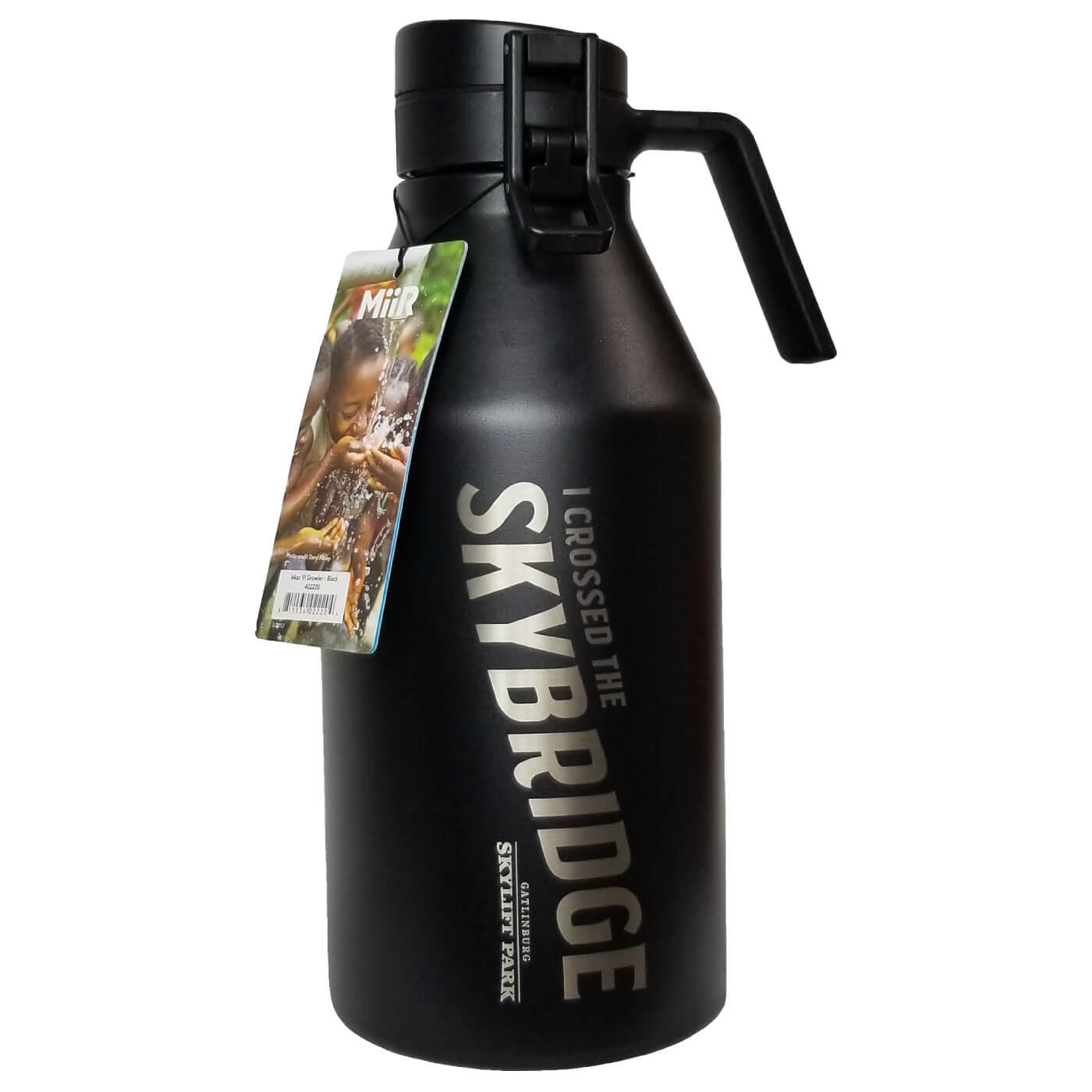 Gatlinburg SkyBridge Growler 64oz Vacuum Insulated Bottle with Locking Lid 