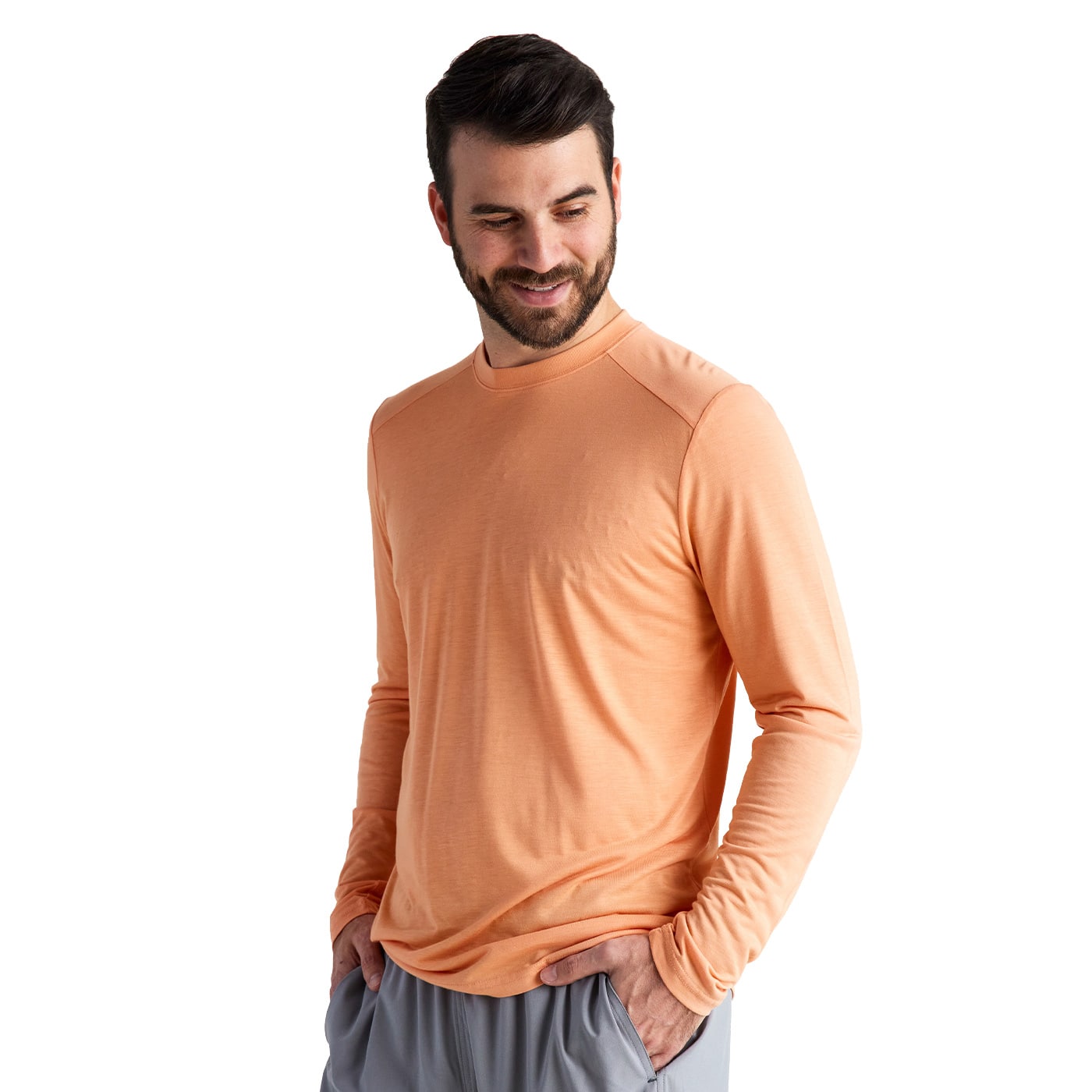 Free Fly Men's Bamboo Lightweight Long Sleeve Shirt - Quick Dry, Breathable  Outdoor Shirt with Sun Protection UPF 20+, Moss, Large : : Clothing  & Accessories