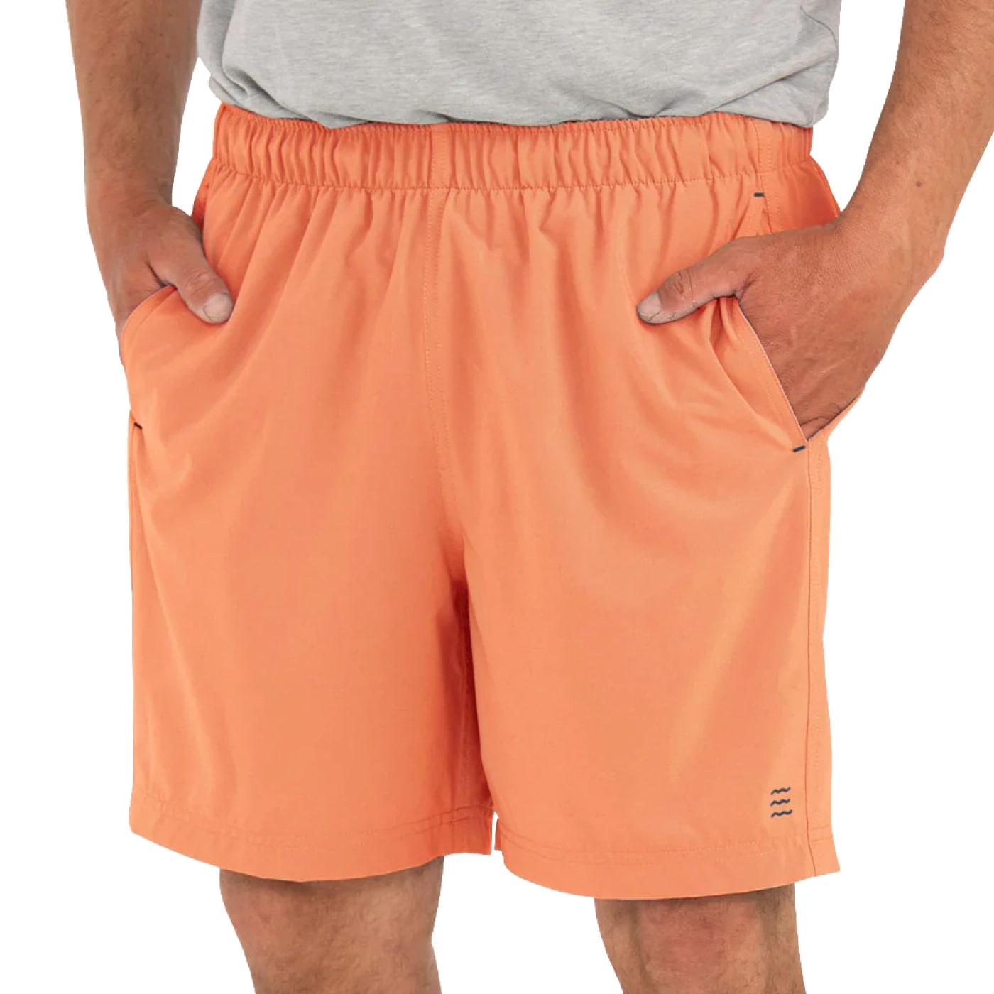 Free Fly Men's Breeze Short 6in 2024 SUNRISE ORANGE