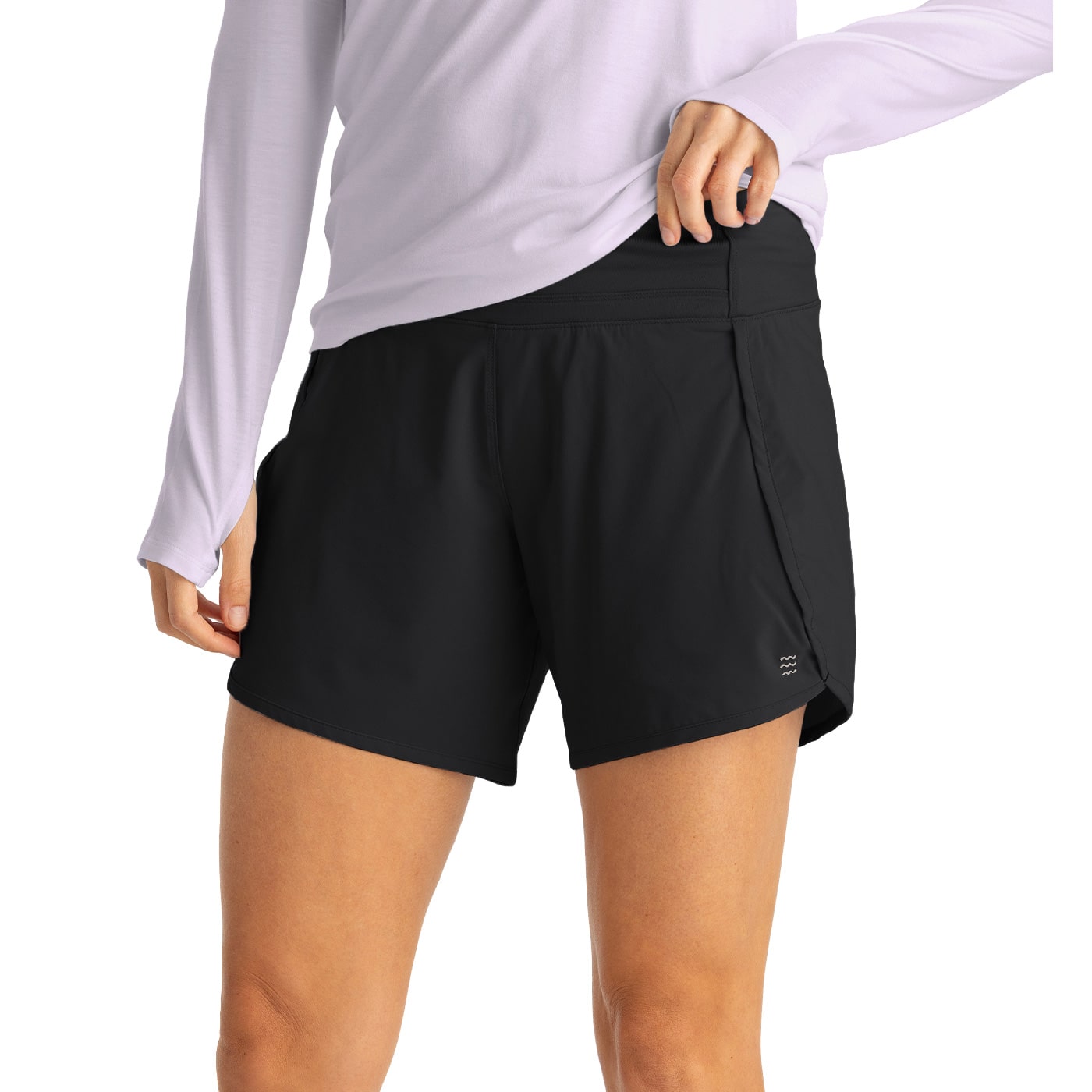 Free Fly Women's Bamboo Lined Breeze Short 6in 2024 BLACK