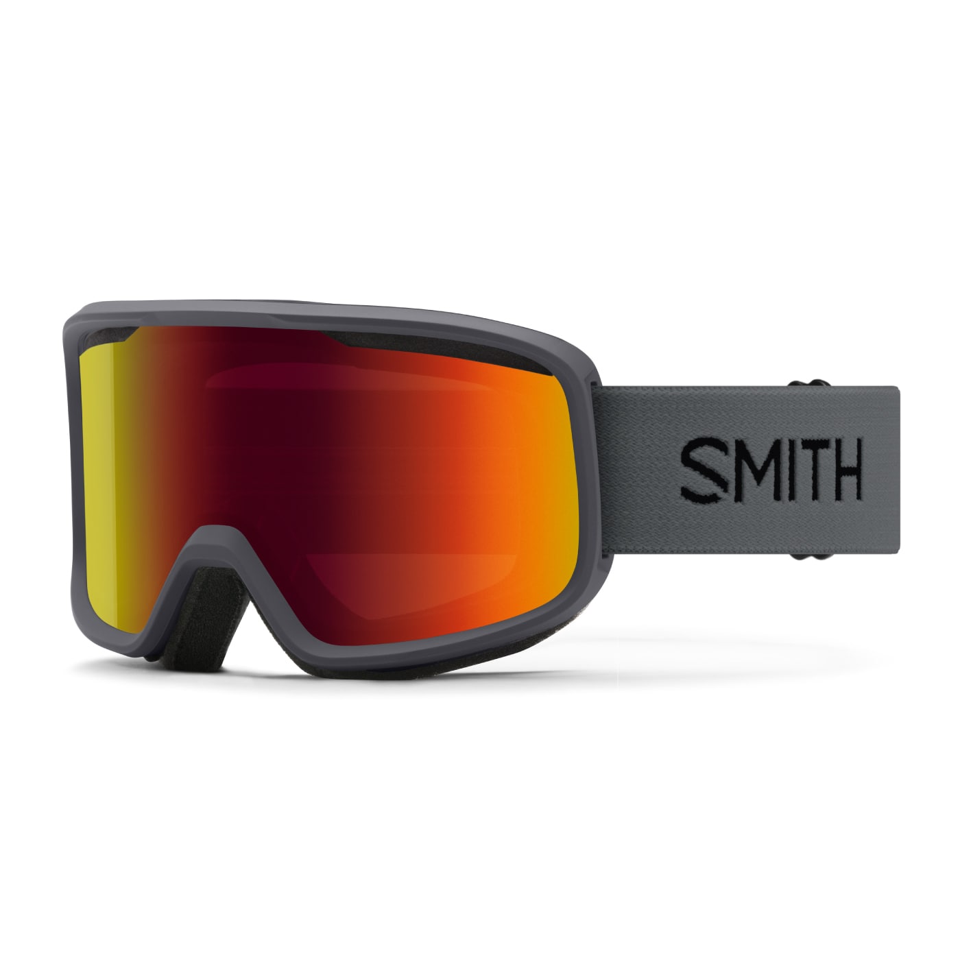 Smith Frontier Goggles 2023 CHARCOAL/RED SOL-X MIR