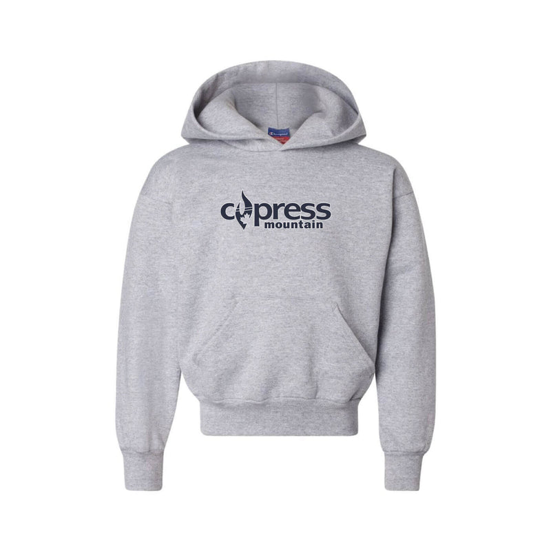 Cypress Logo Youth Powerblend Hoodie X-SMALL