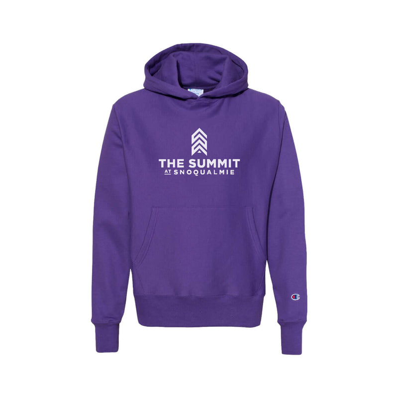 The Summit at Snoqualmie Logo Youth Powerblend Hoodie X-SMALL