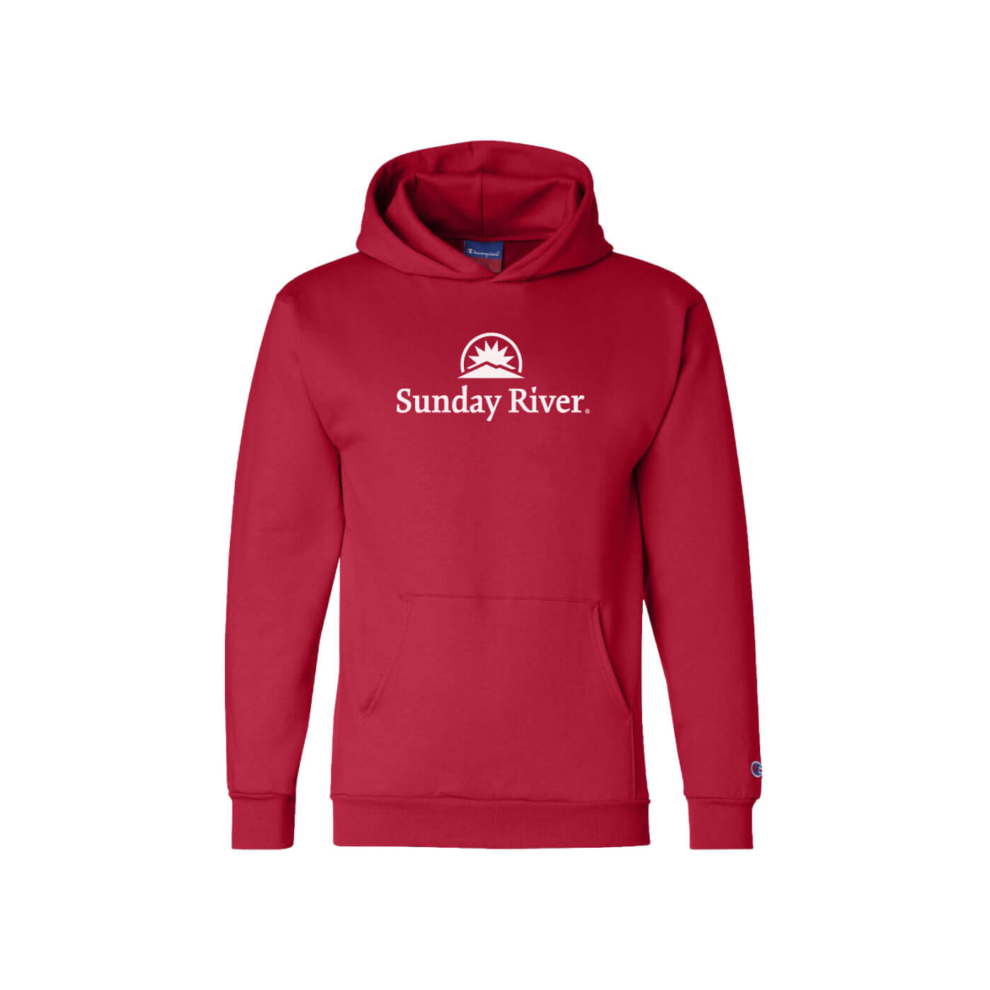 Sunday River Logo Youth Powerblend Hoodie X-SMALL