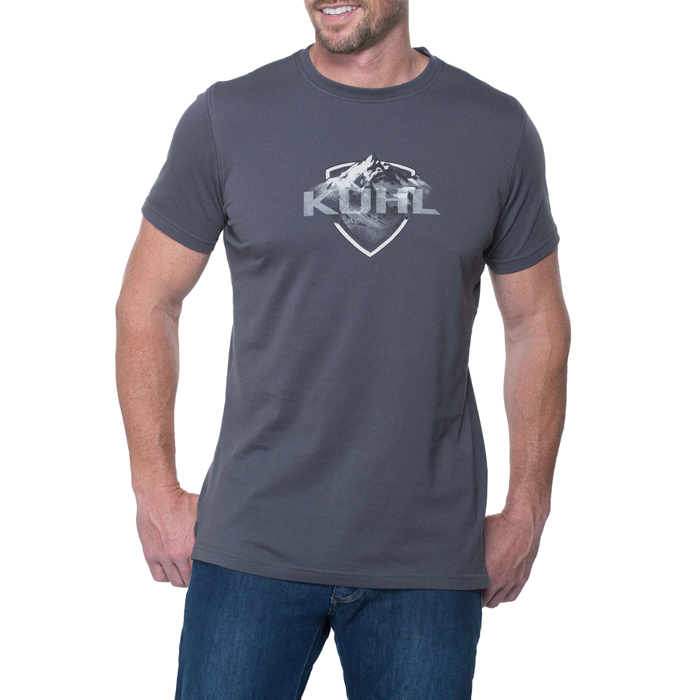 KUHL Men's Born In The Mountains Tee 2024 CARBON