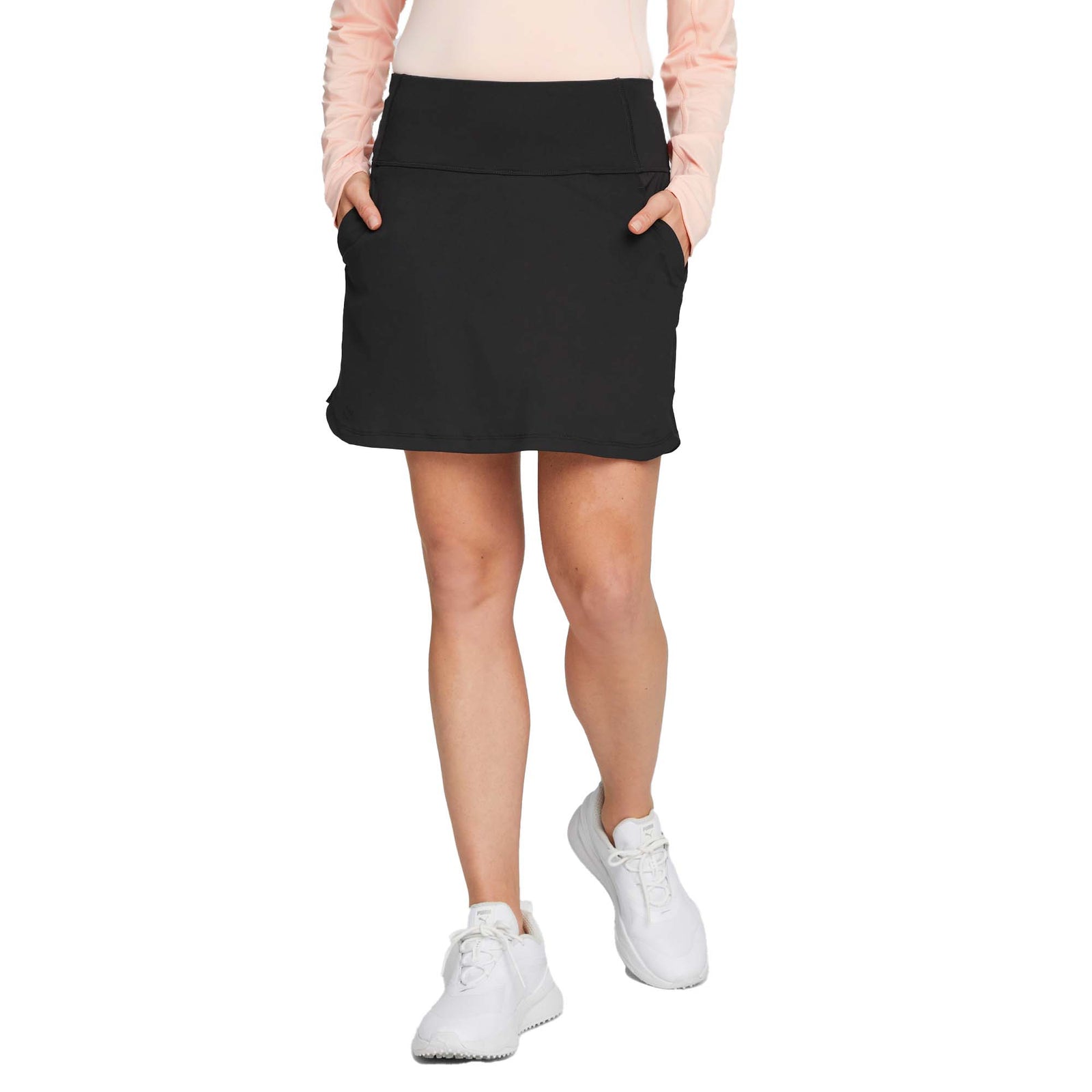 Puma Women's PWRMESH Golf Skirt 2023 PUMA BLACK