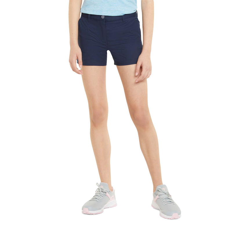 Puma Girl's Golf Shorts 2023 NAVY BLAZER