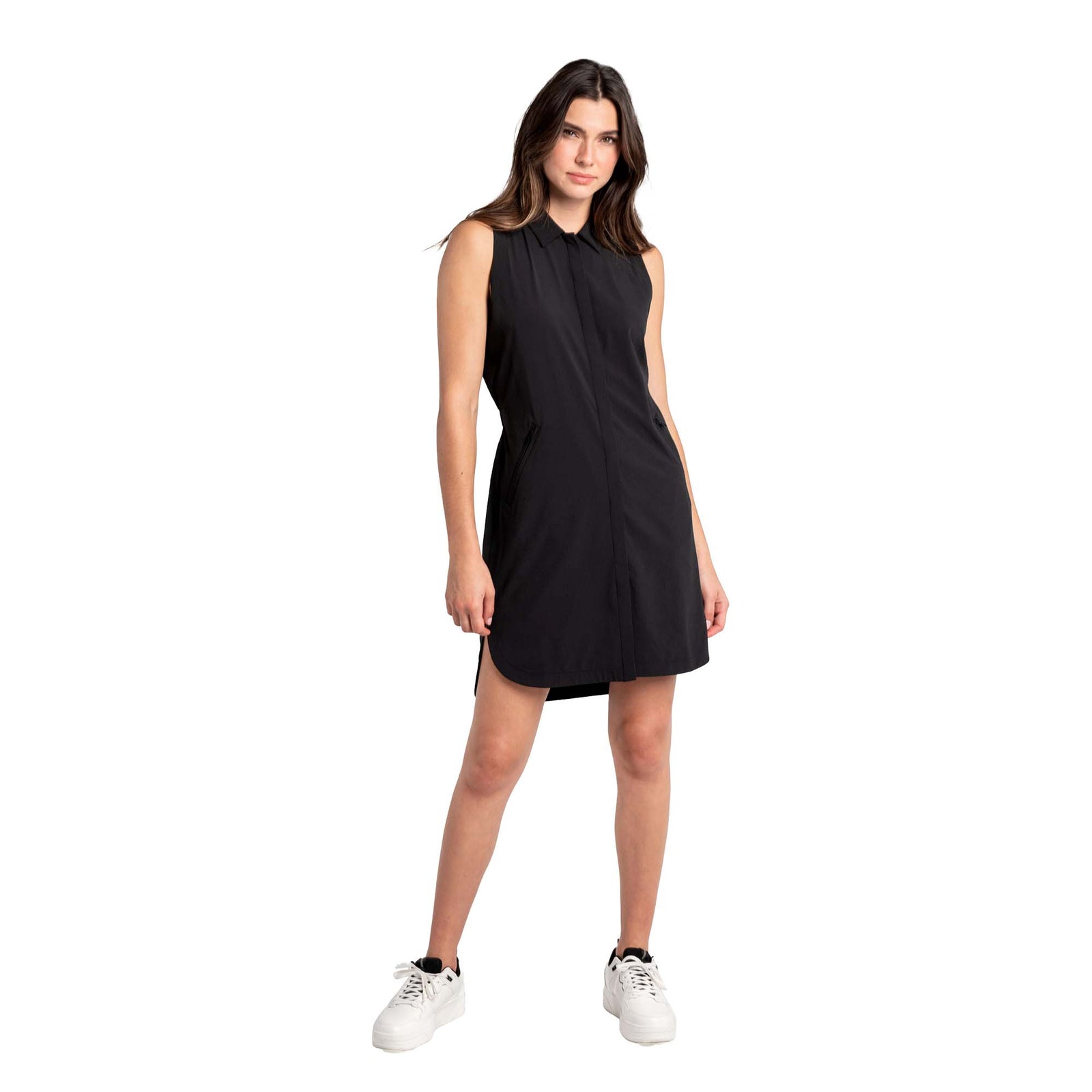 Lole Women's Momentum Shirt Dress 2023 N BLACK BEAU