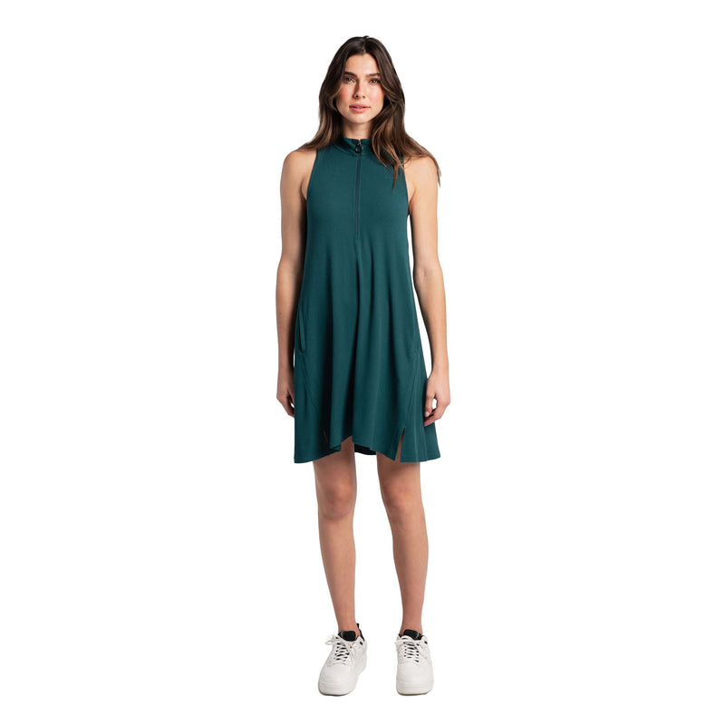 Lole Women's Traverse Sleeveless Dress 2023 V EMERALD