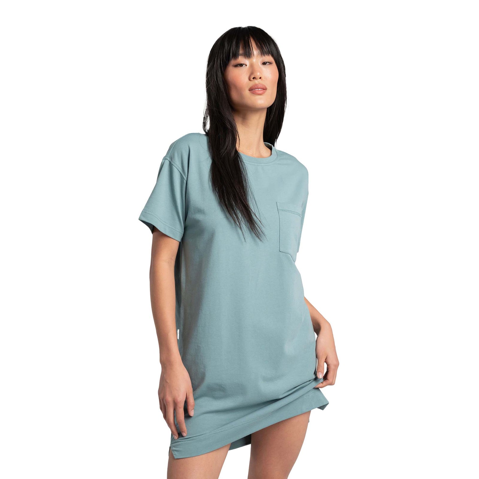Lole Women's Effortless Cotton Dress 2023 BB BERYL BLUE