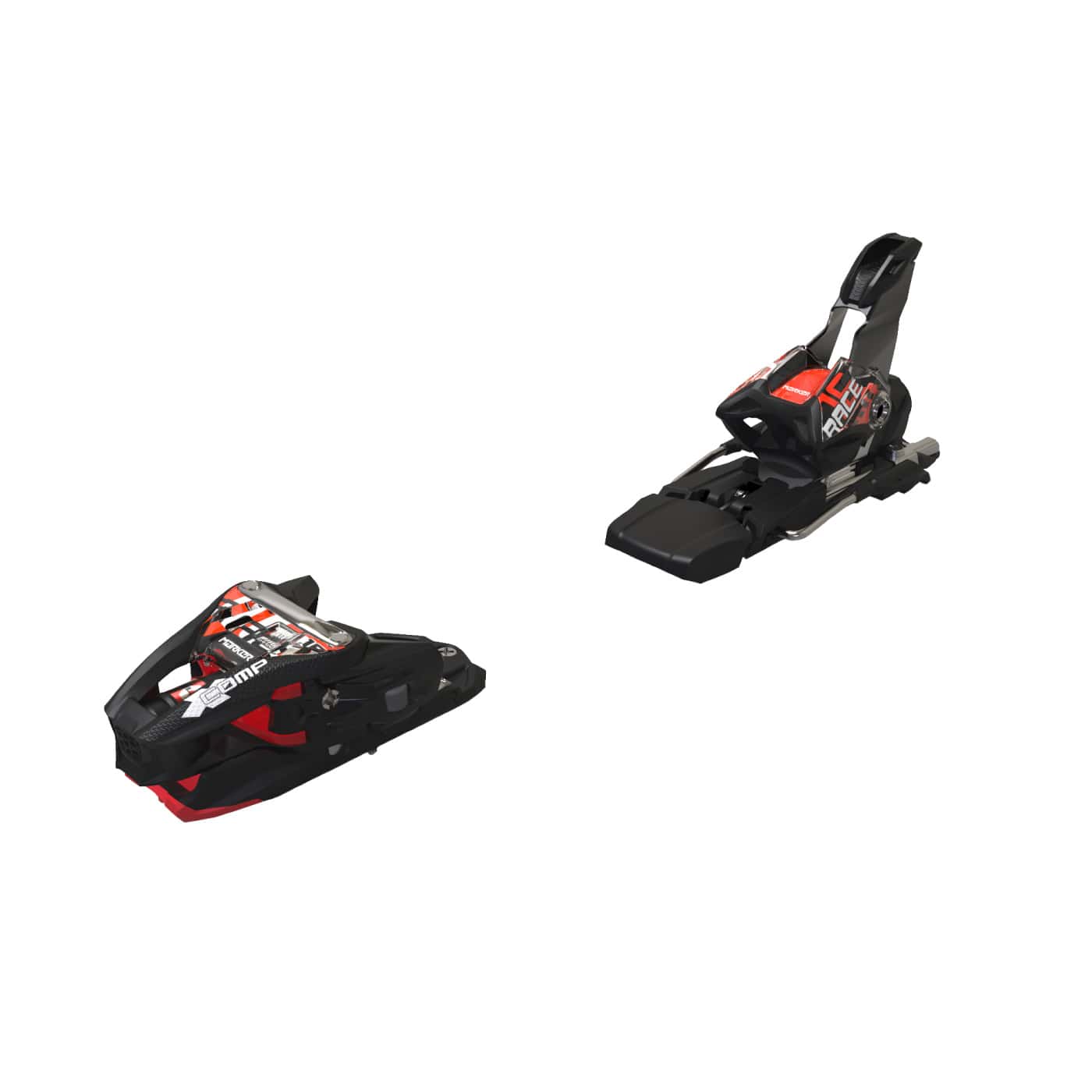 Marker XComp 16 Ski Binding 2024 BLK/FLO RED