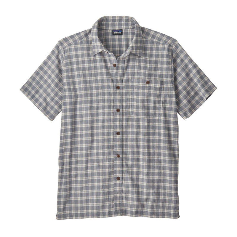 THE NORTH FACE Shirt Mens 15.5 S White Grey & Blue Check SHORT SLEEVE -  Brandinity