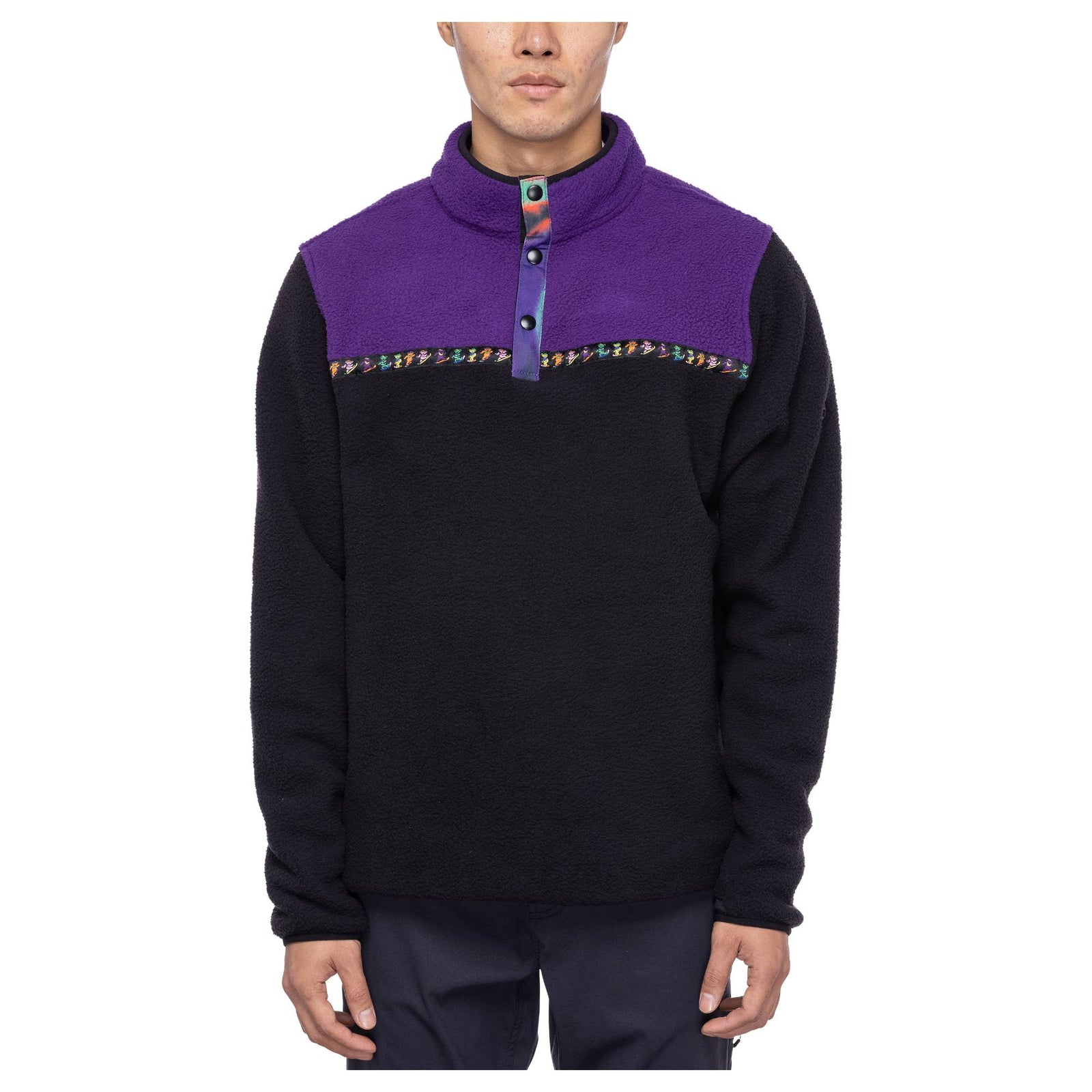 686 Men's Grateful Dead Tioga Fleece Pullover GRATEFUL DEAD S